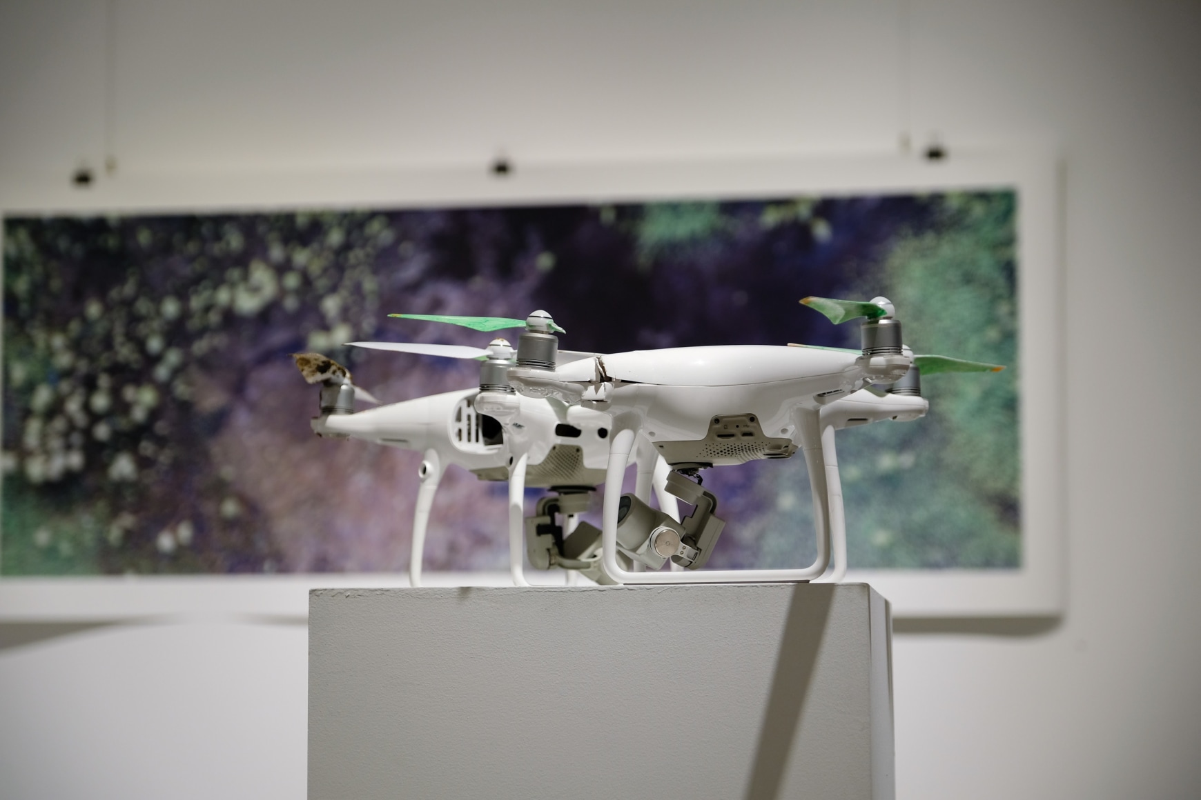 Stu Murphy Pause exhibition ​Installation View at Lone Goat Gallery Byron Bay 2019