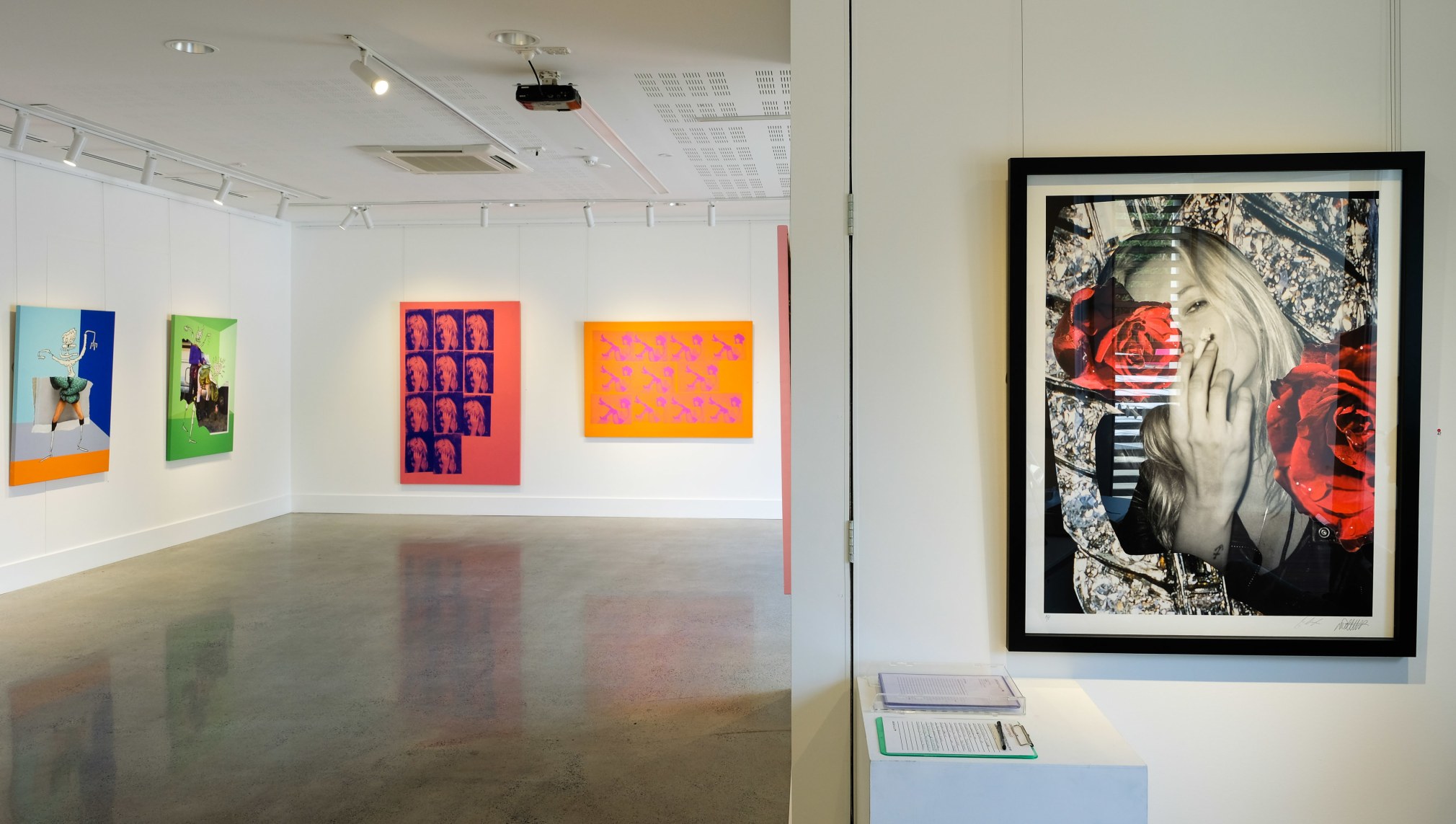 Michael Stiegler On Bowery exhibition Installation View 2019 Lone Goat Gallery