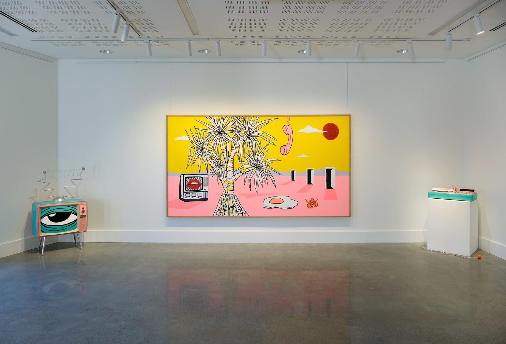 Lee McConnell Hypnagogic Tableau Installation View ​2019 Lone Goat Gallery