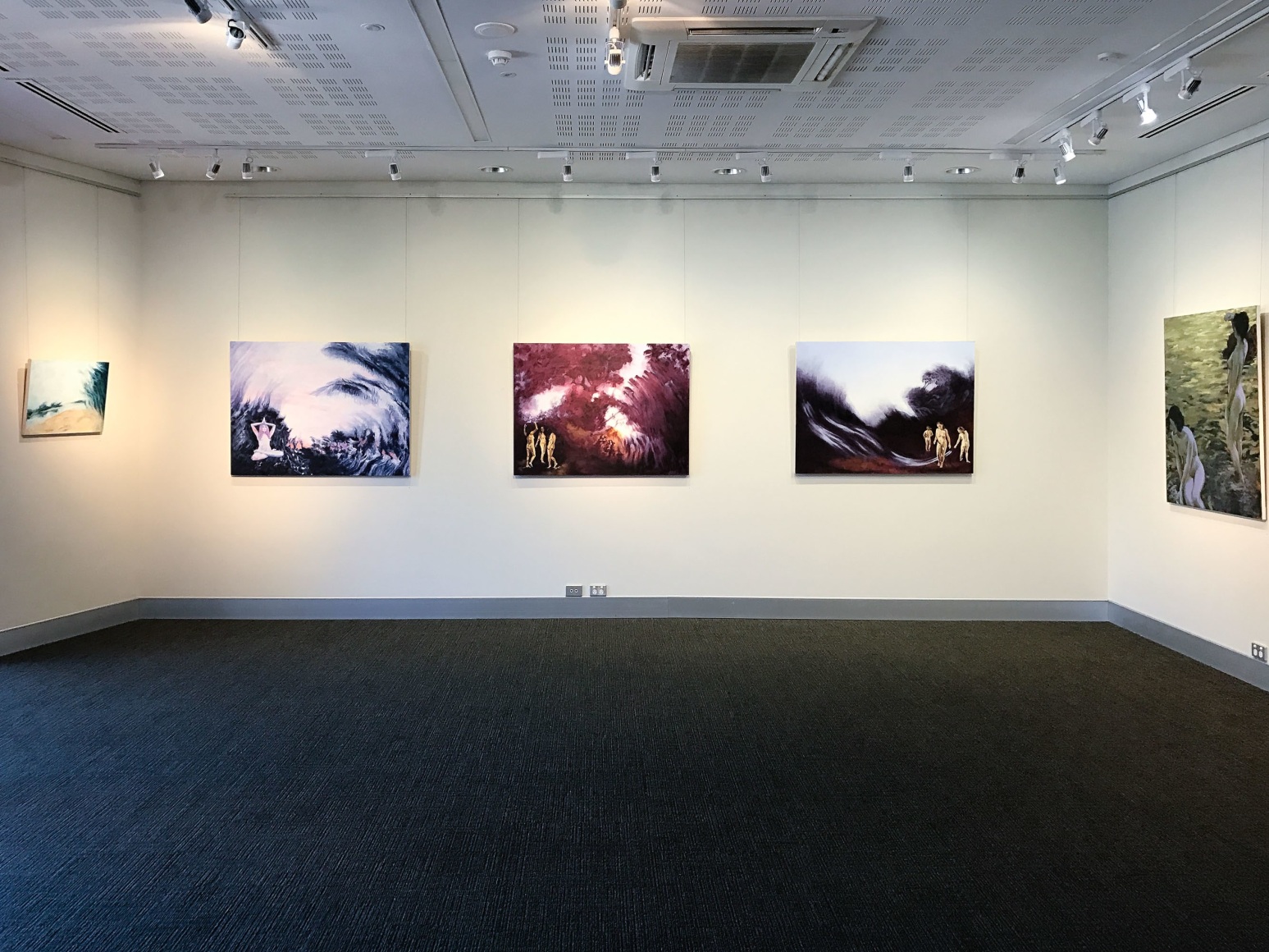 Shaun C. Murphy Nocturnal Flux exhibtion  Installation View 2017 Lone Goat gallery