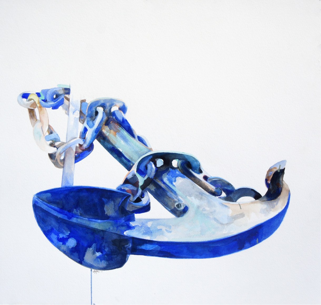 Amanda Humphries, Still Life Study (Perth) 1/5  watercolour and pencil on paper  60 x 60cm  2018