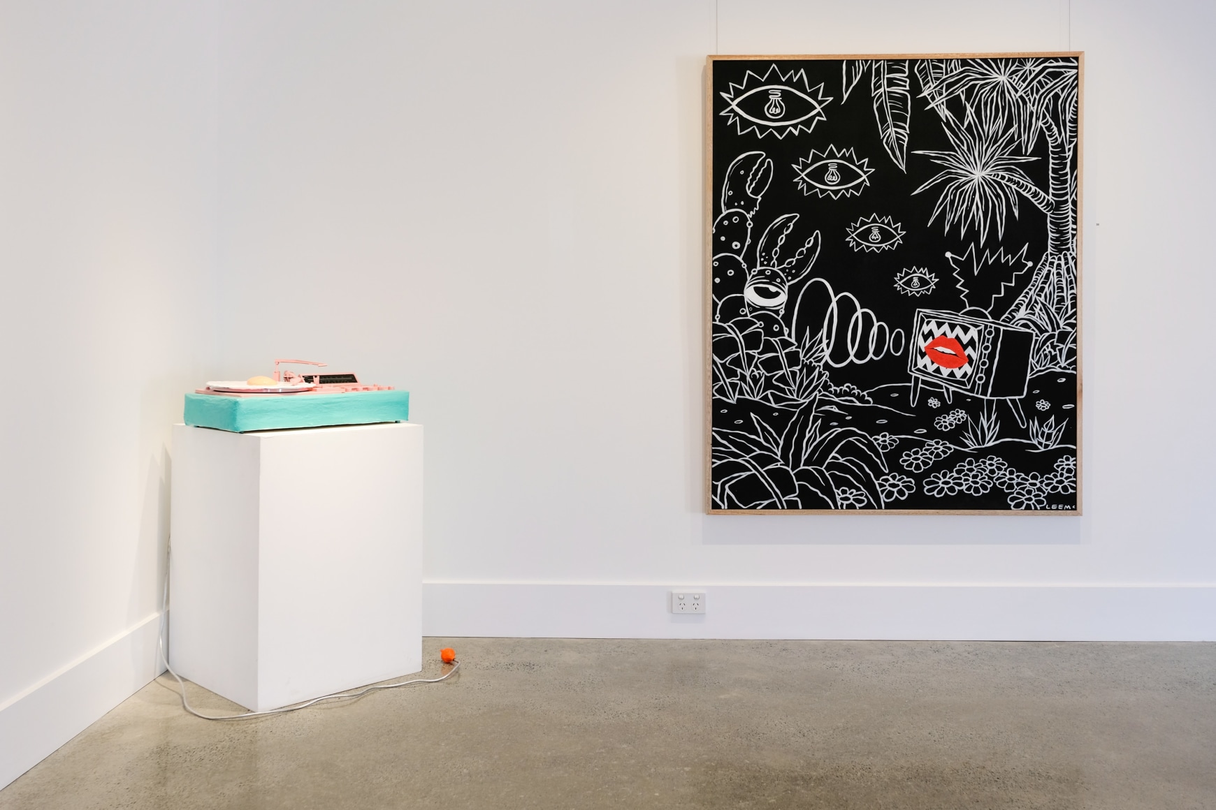 Lee McConnell Hypnagogic Tableau Installation View ​2019 Lone Goat Gallery