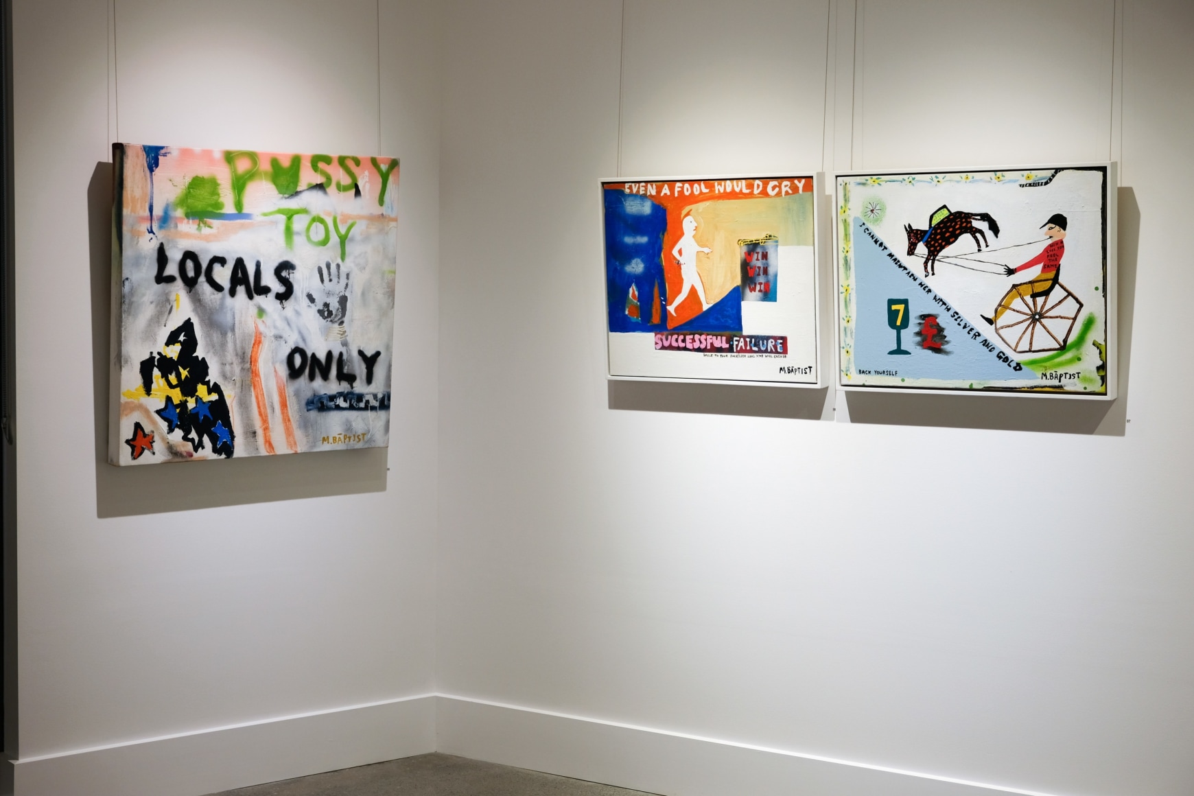 Mart Baptist & Lee Ralph Inhabit Installation View Lone Goat Gallery