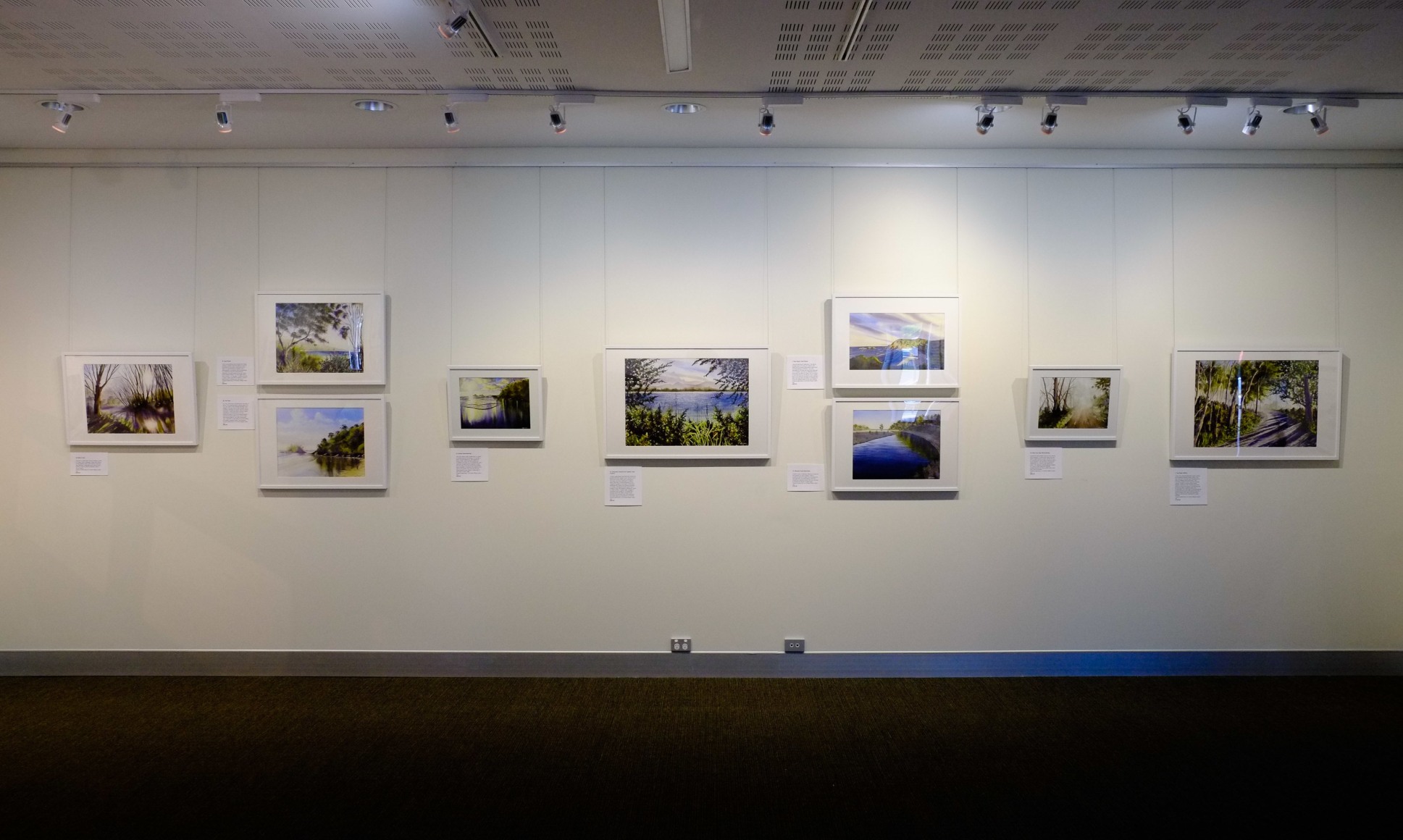 Dave Sparkes illumination Installation View 2017 Lone Goat Gallery exhibition