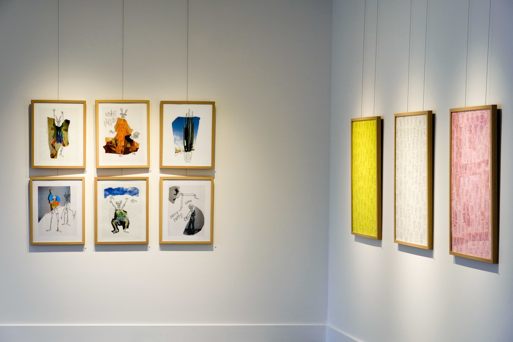 Michael Stiegler On Bowery exhibition Installation View 2019 Lone Goat Gallery