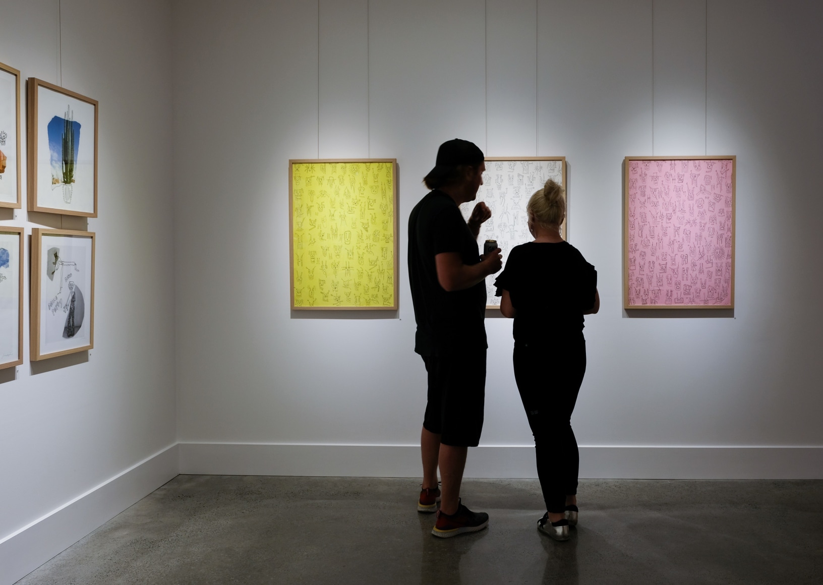 Michael Stiegler On Bowery ​exhibtion Installation View 2019 Lone Goat Gallery