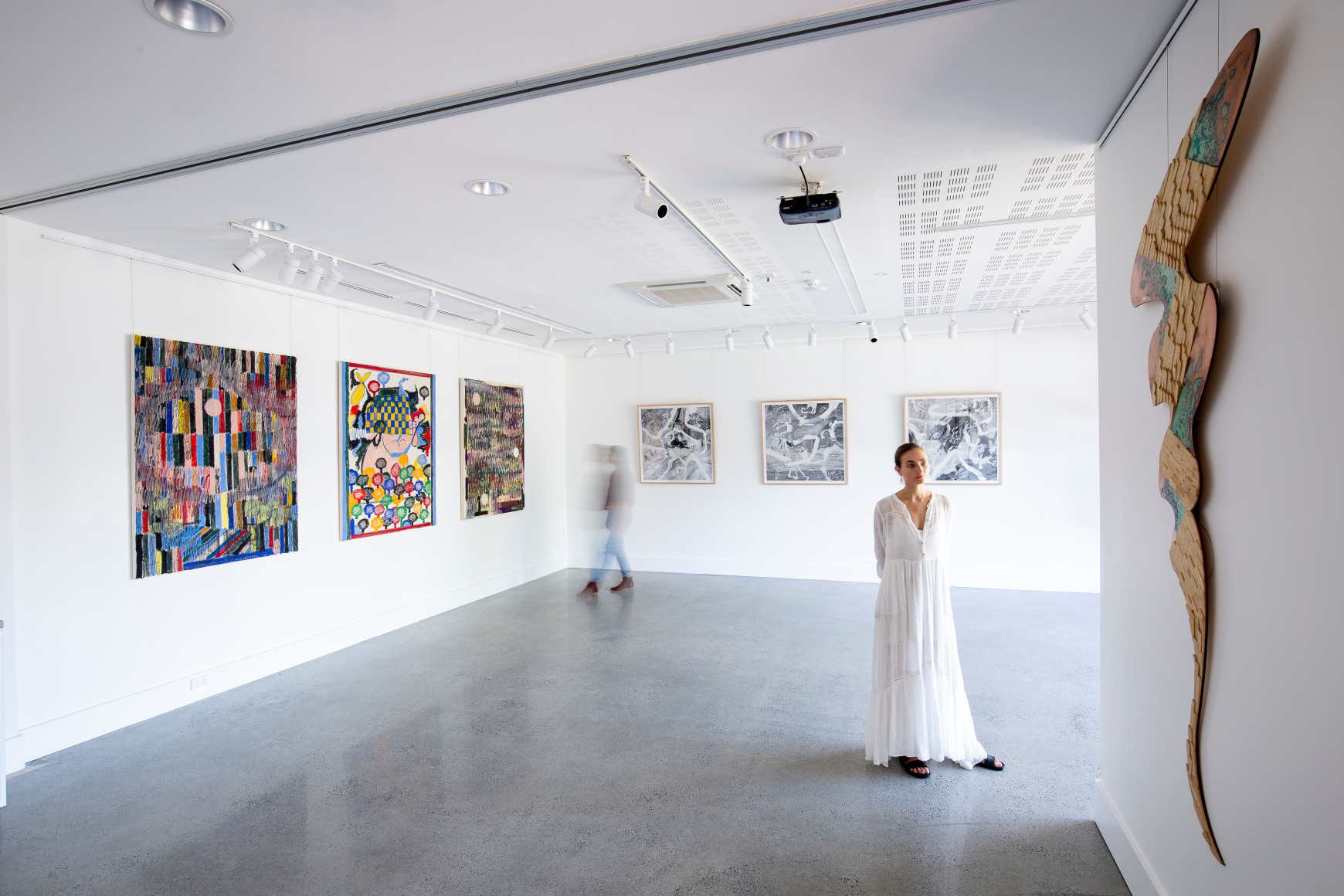 Lone Goat Gallery Breaking Boundaries Exhibition - Installation view. Photo credit: Jaka Adamic (Instagram - @mijadaster)