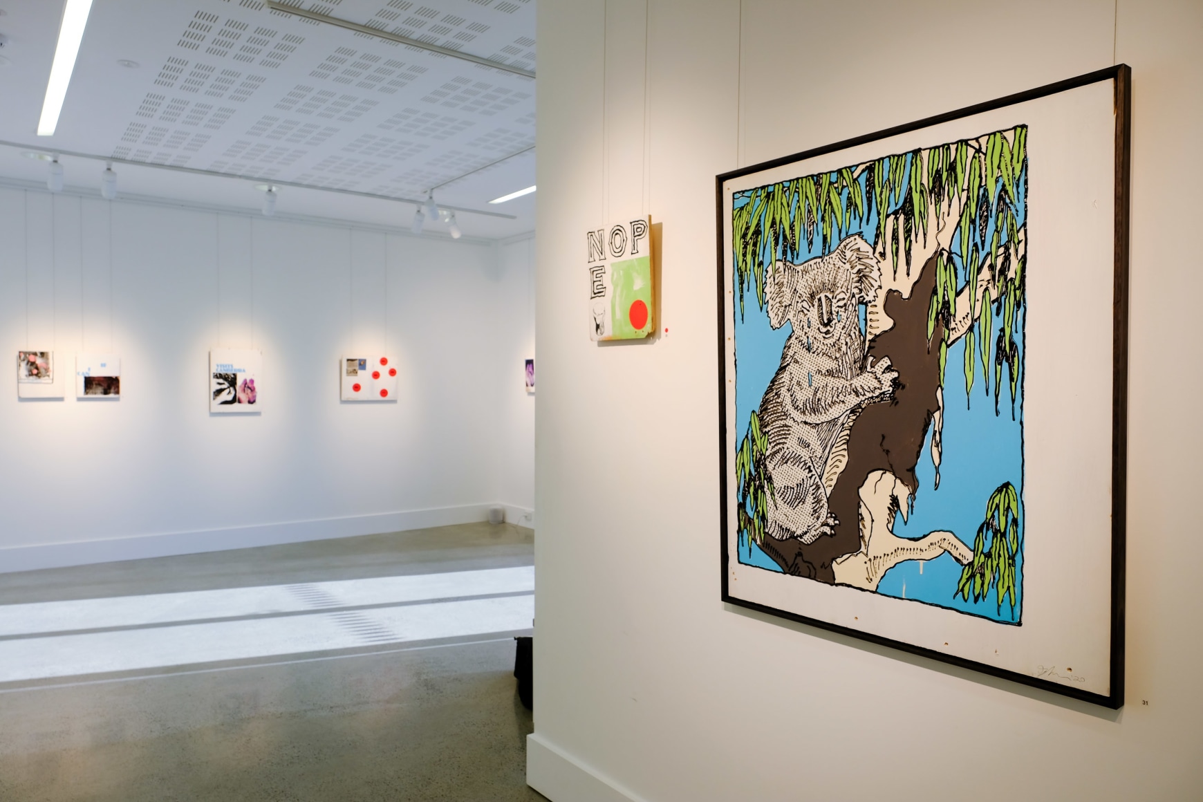 Jacob Boylan Dire Contact exhibition Installation View at Lone Goat Gallery 2020