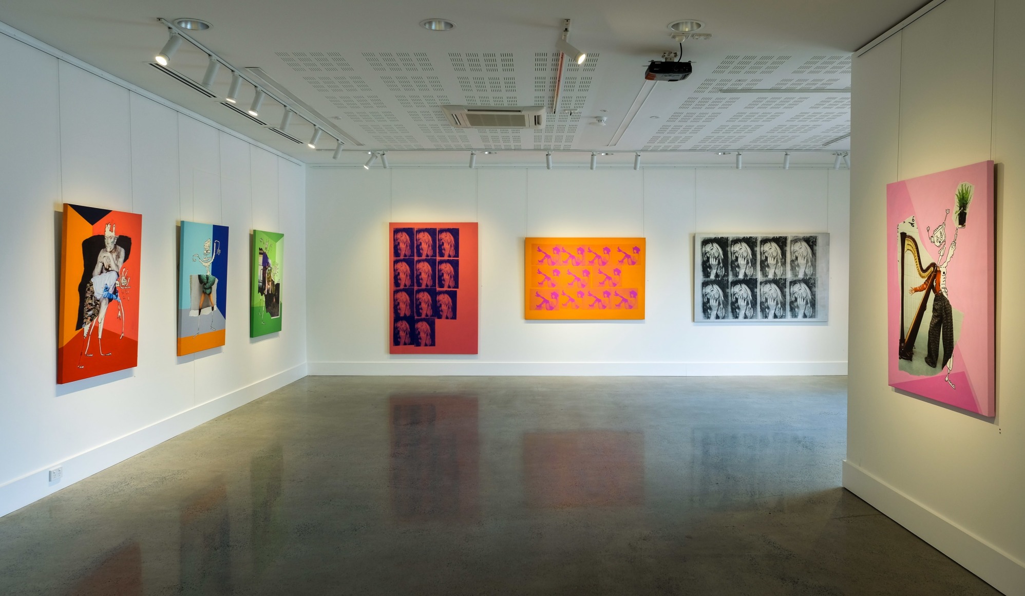 Michael Stiegler On Bowery exhibition Installation View 2019 Lone Goat Gallery