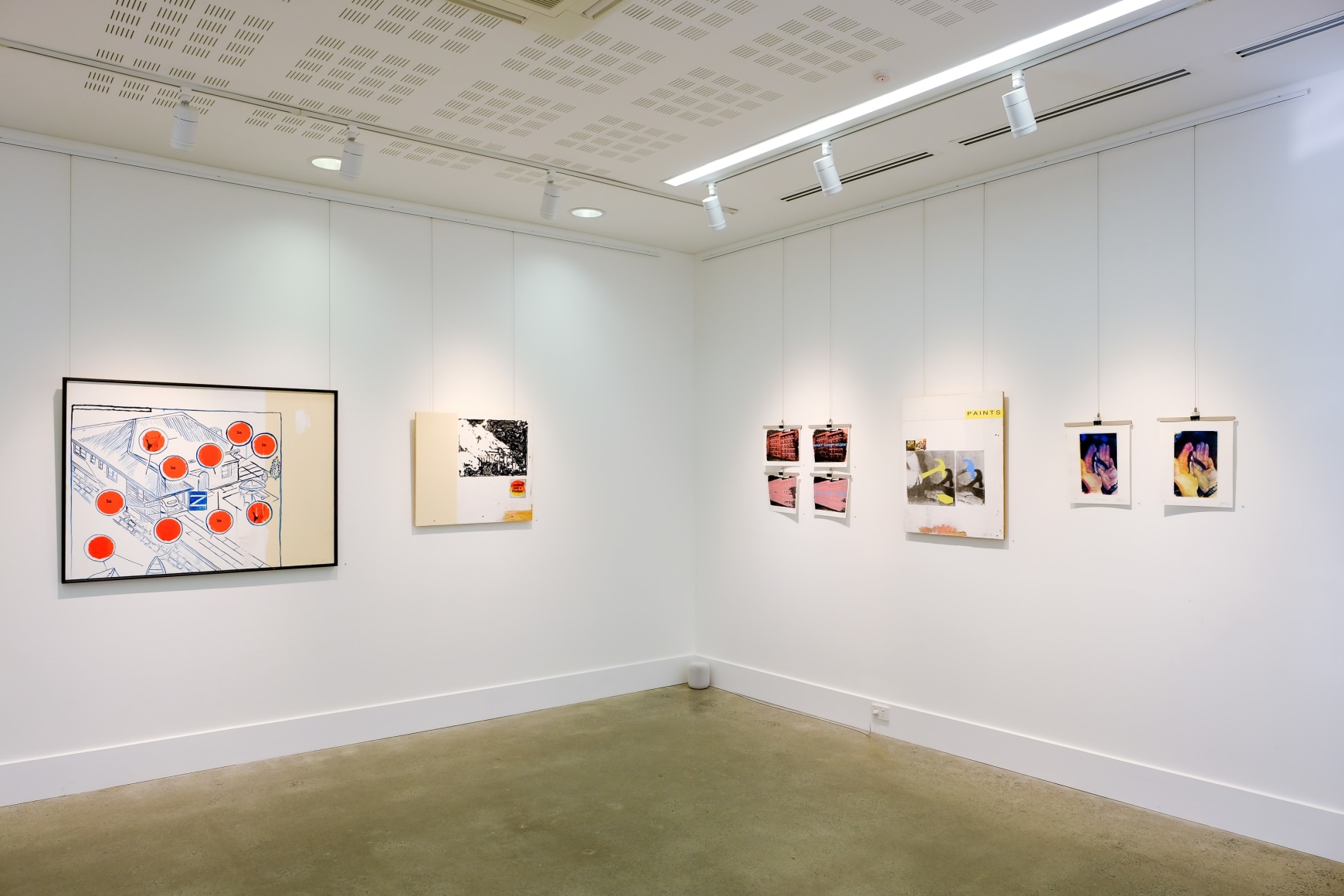 Jacob Boylan Dire Contact exhibition Installation View at Lone Goat Gallery 2020