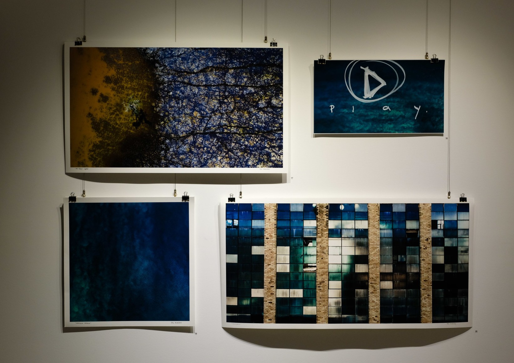 Stu Murphy Pause exhibition ​Installation View at Lone Goat Gallery Byron Bay 2019