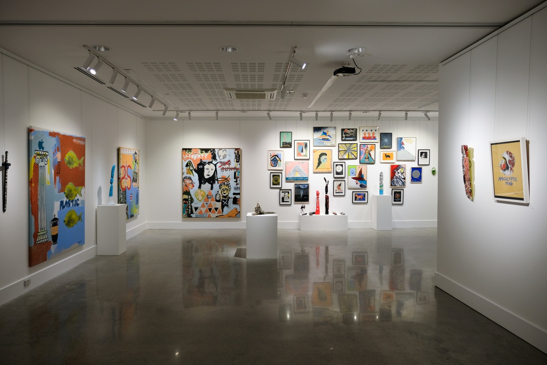 Mart Baptist & Lee Ralph Inhabit Installation View Lone Goat Gallery