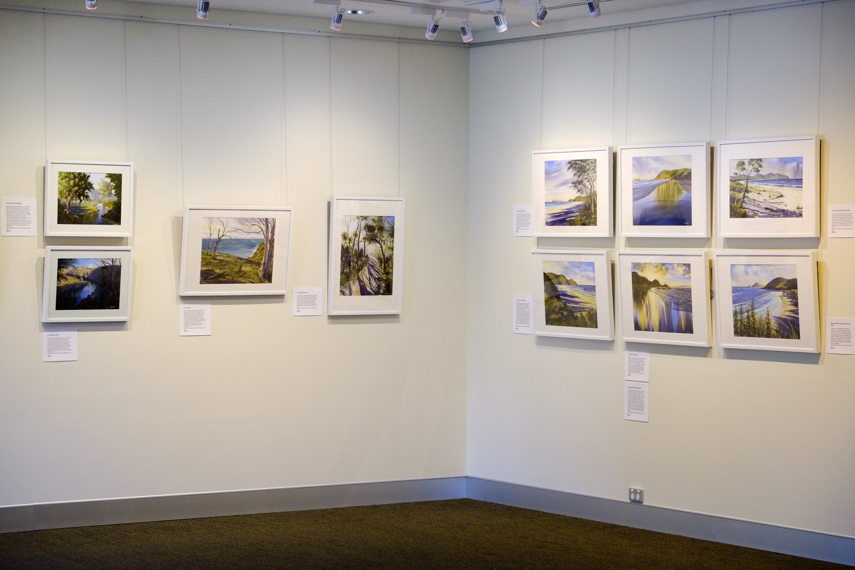 Dave Sparkes illumination Installation View 2017 Lone Goat Gallery exhibition