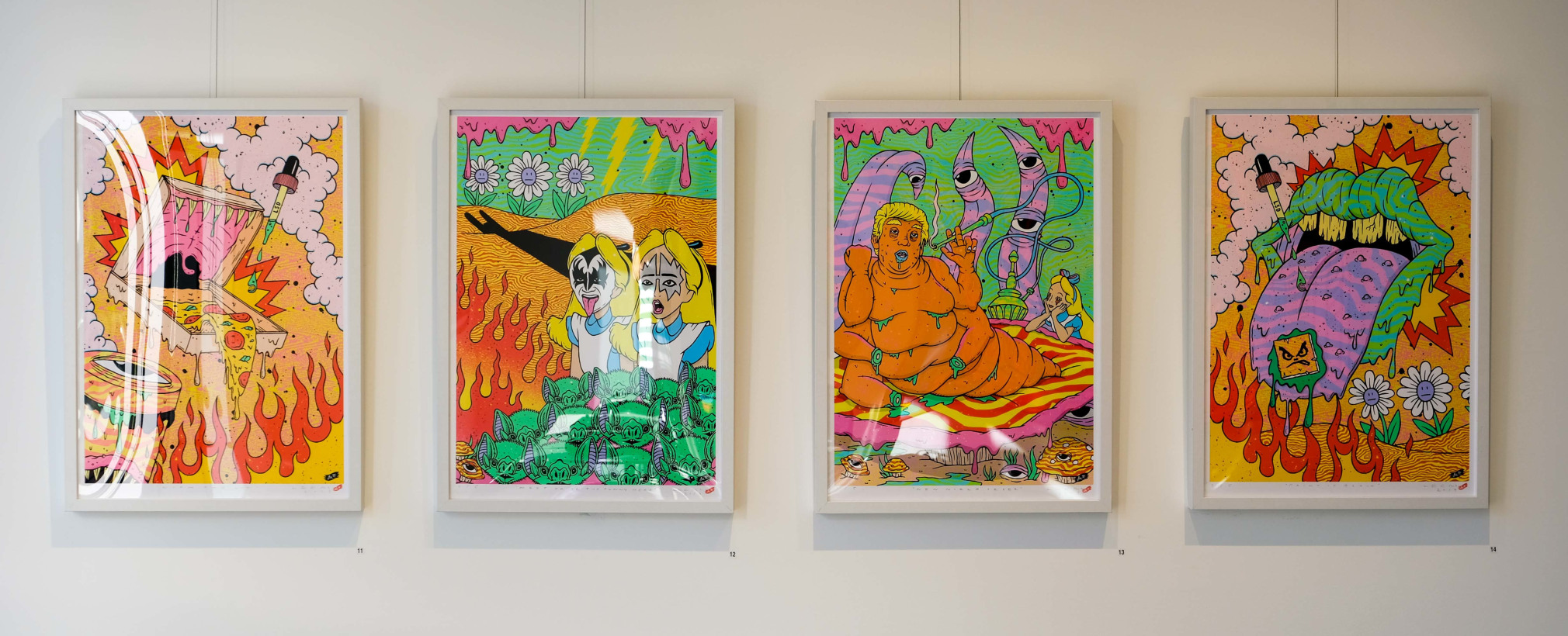 Lee McConnell Hypnagogic Tableau Installation View ​2019 Lone Goat Gallery