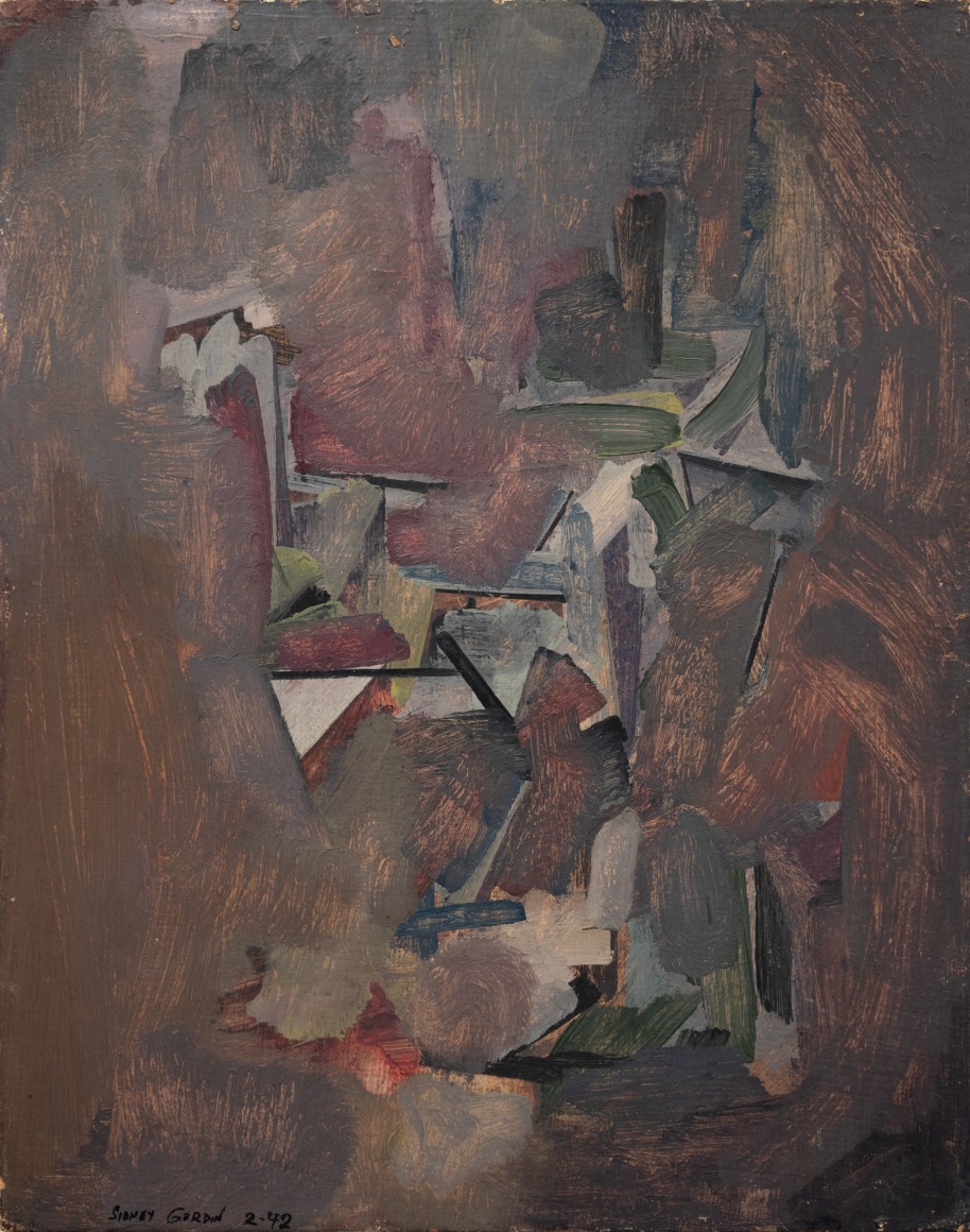 Sidney Gordin 2-42 Painting on Panel