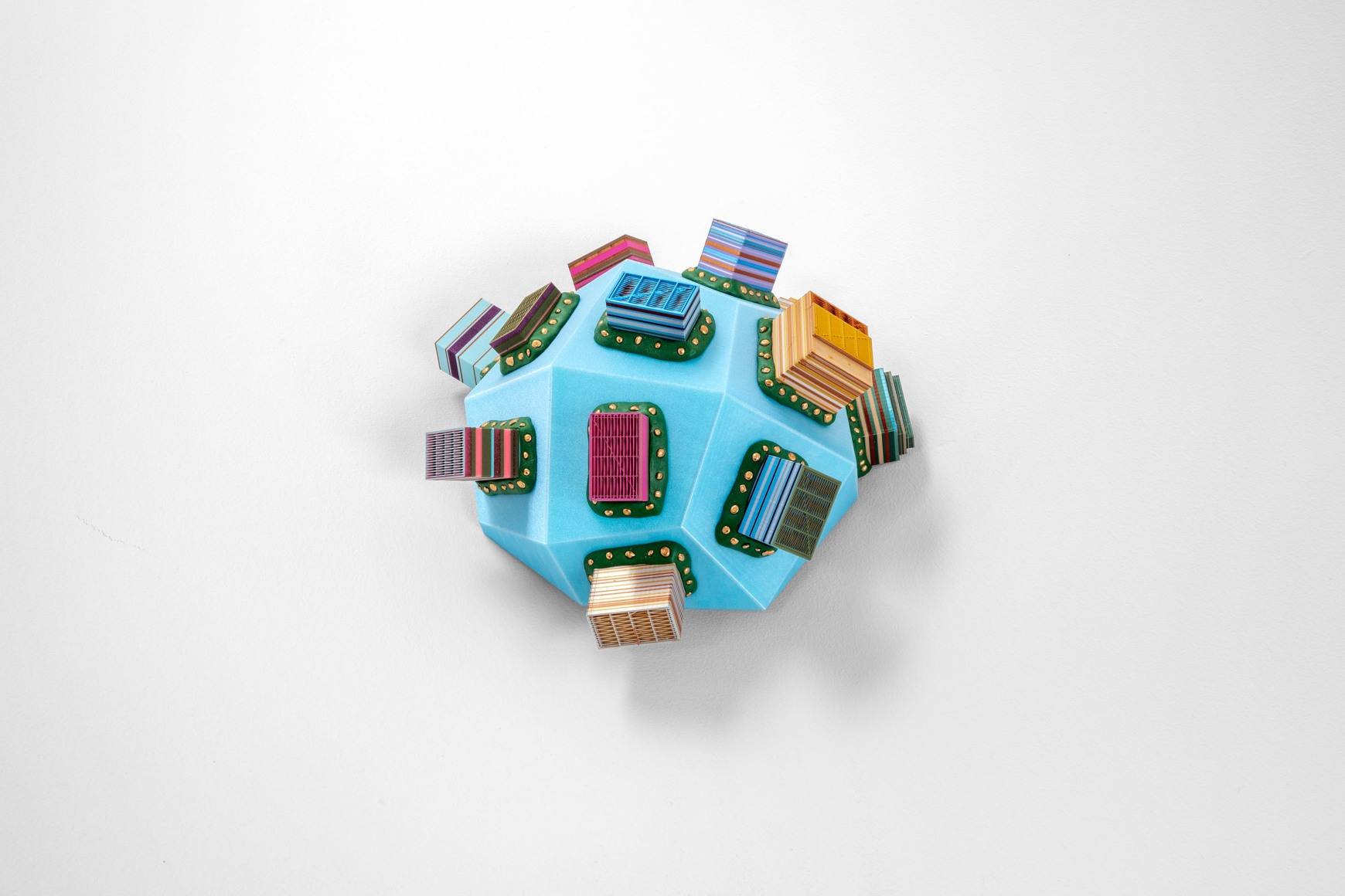 LYNDA WEINMAN, Tower Studs Wall Sculpture, 2024