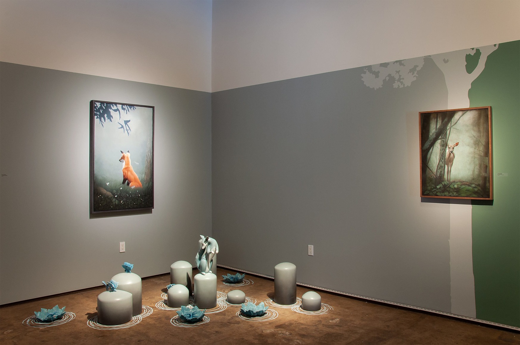 THE WALLS BECAME THE WORLD ALL AROUND: New Work by Rebekah Bogard &amp; Susan McDonnell installation