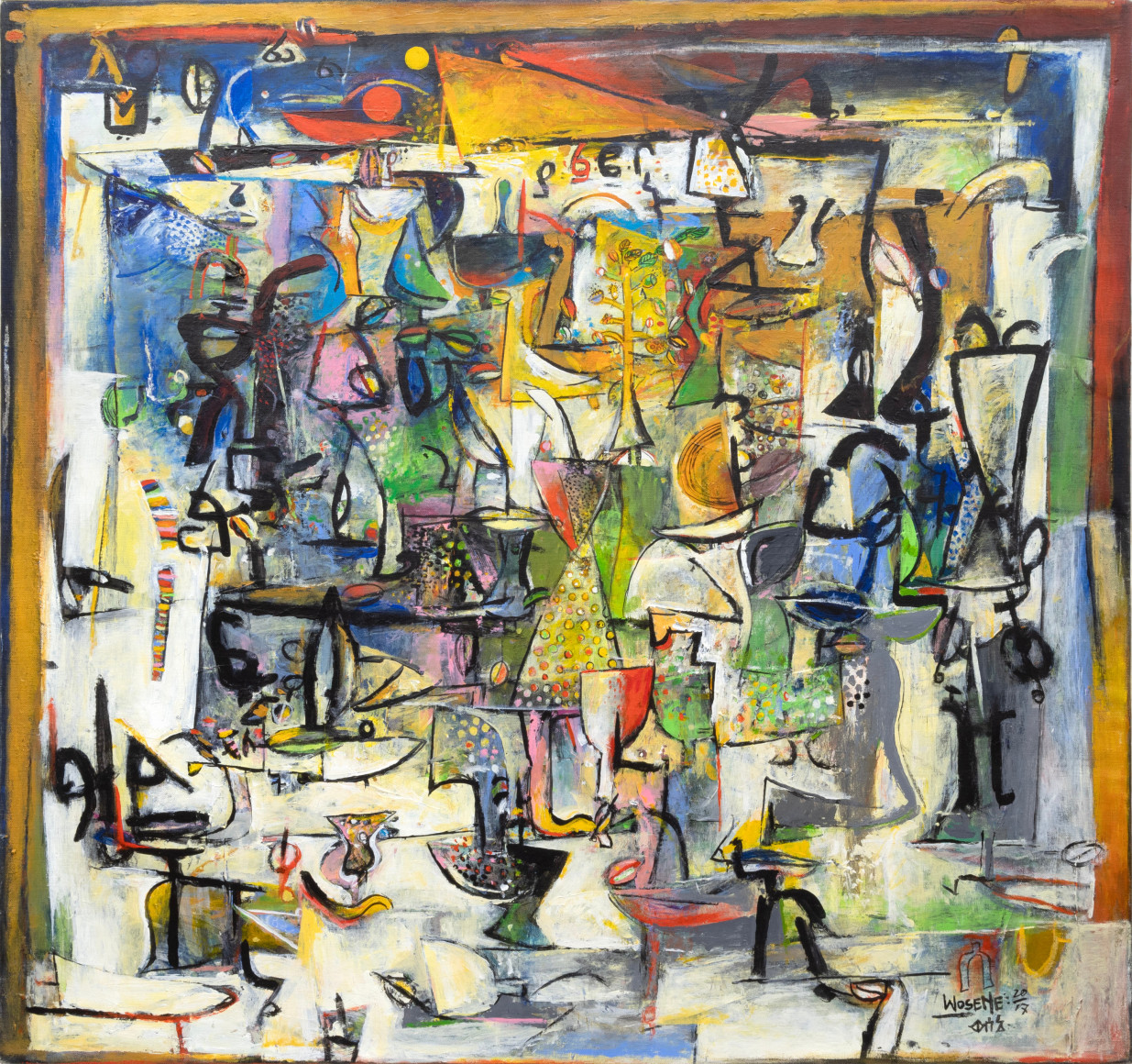 WOSENE WORKE KOSROF, Four Seasons II, 2017