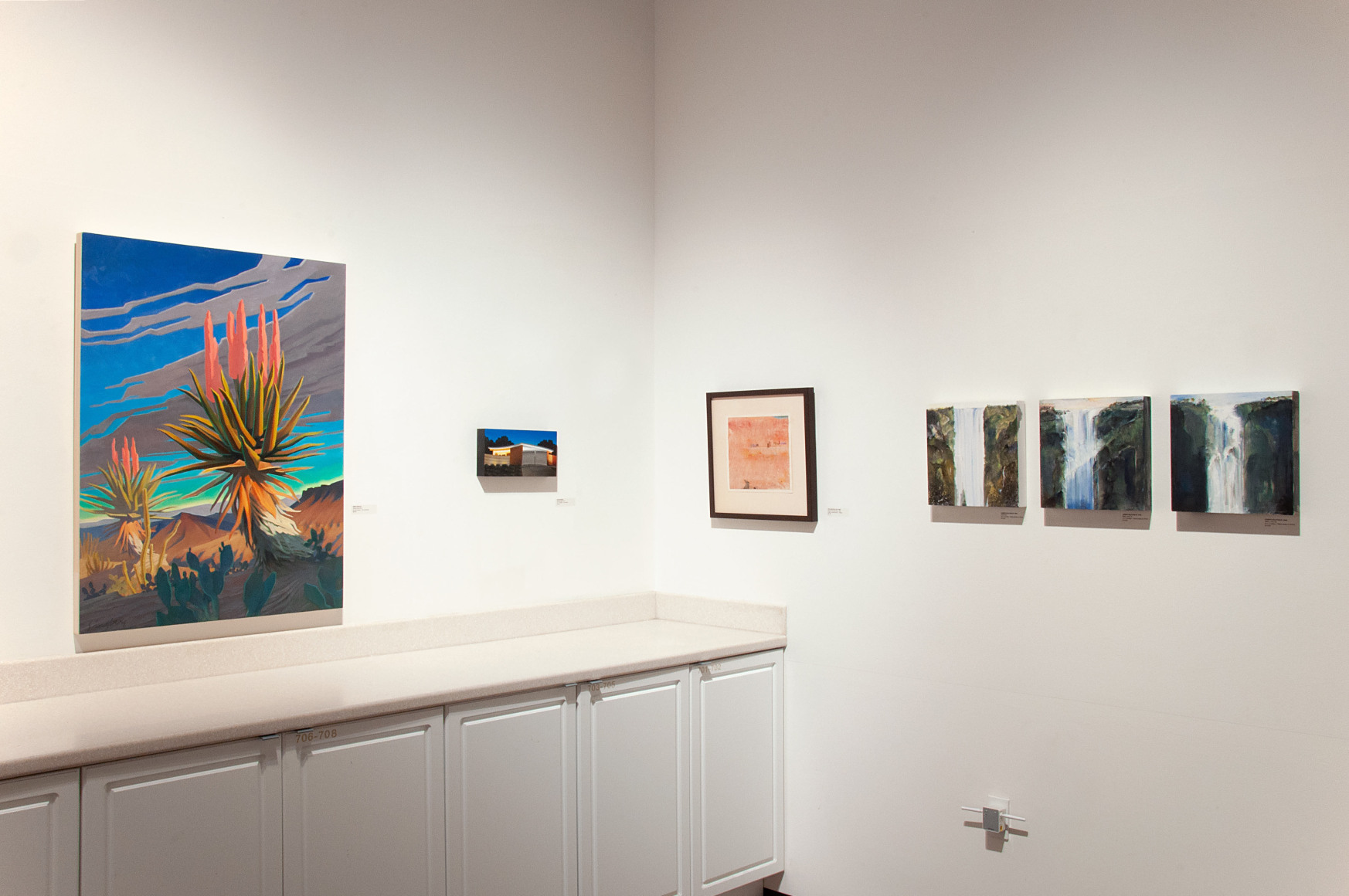 THE WINTER SALON, 2019 installation, Greg Singley, Rick Monzon, William Dole, Joseph Goldyne