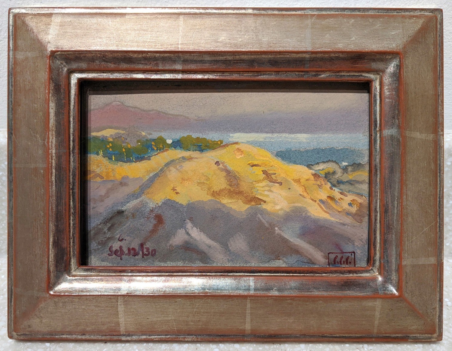 Colin Campbell Cooper, View To Rincon Peak, September 12, 1930