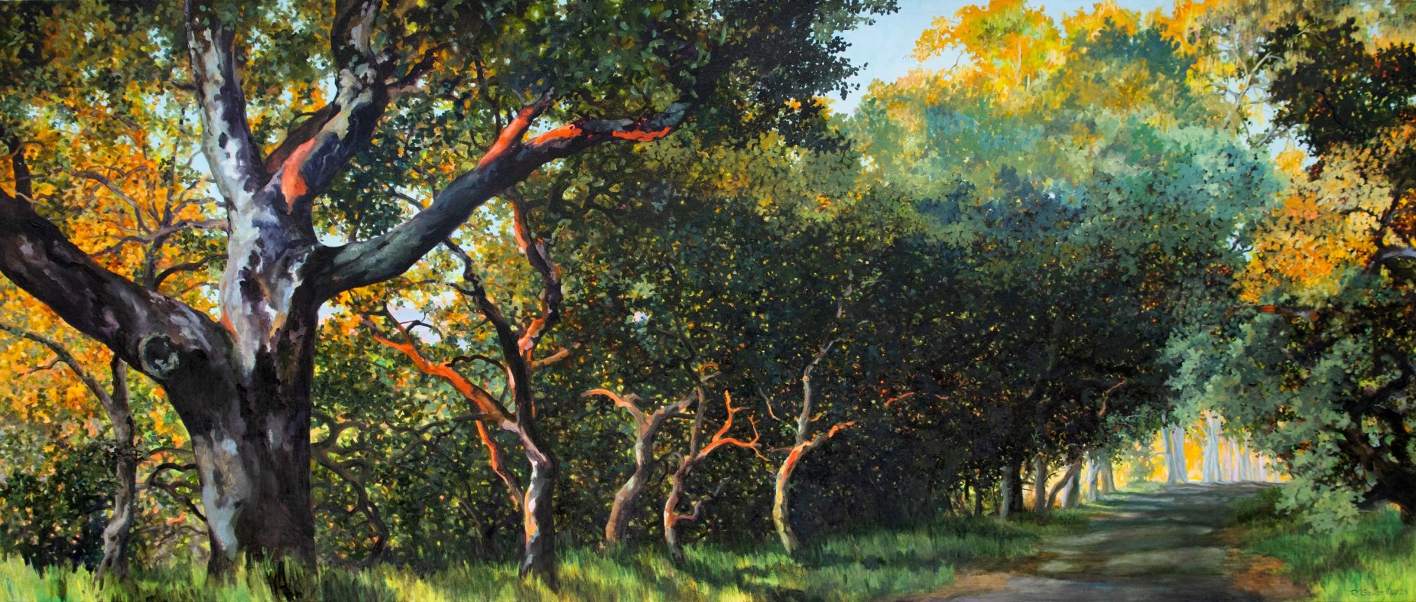 ROBIN GOWEN , Winter Walk on Vieja Drive, 2023