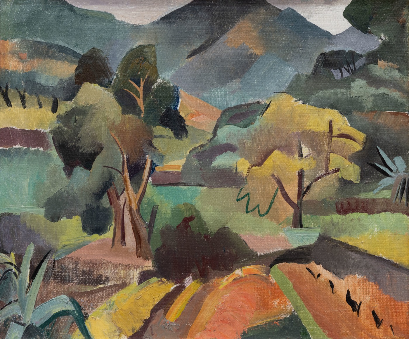 BETTY LANE (1907-1996), Untitled (Proven&ccedil;al Landscape), c. 1929