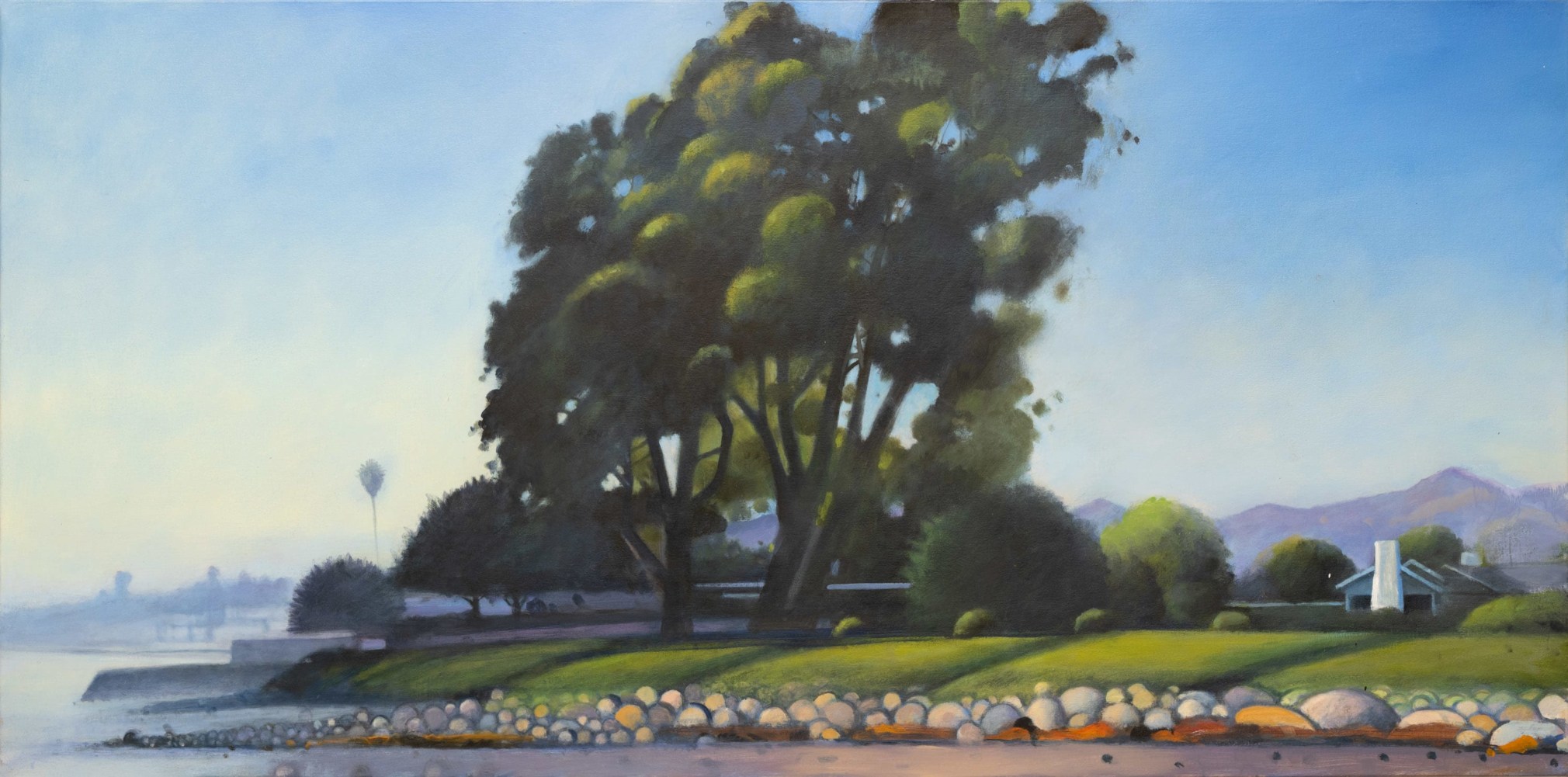 HANK PITCHER , Fernald Point White Chimney and Rocks, 2024