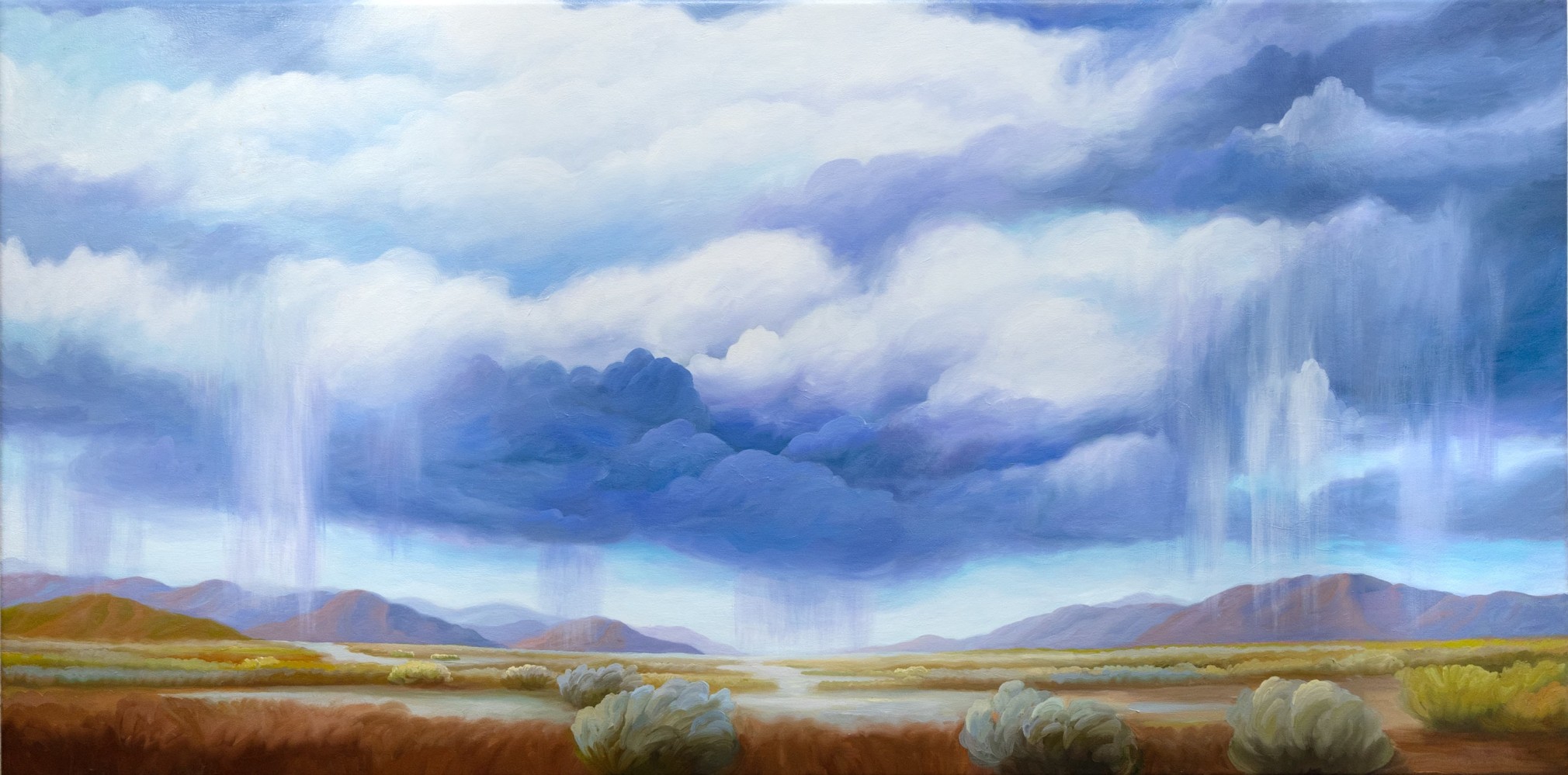 PHOEBE BRUNNER , Rain Begins in the Desert, 2023
