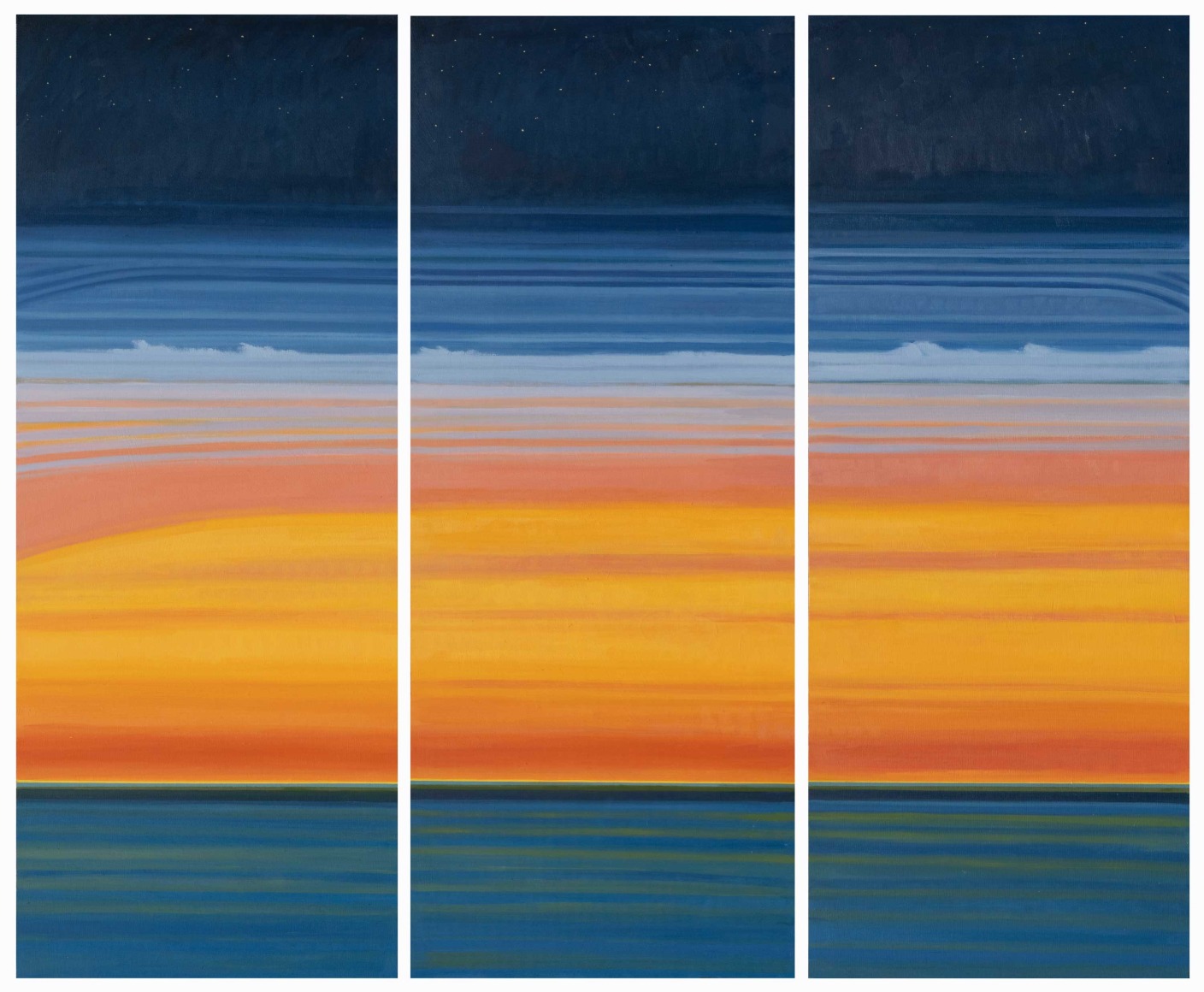 NICOLE STRASBURG , Pulchra Mysterium - Beautiful Mystery Triptych, 2023