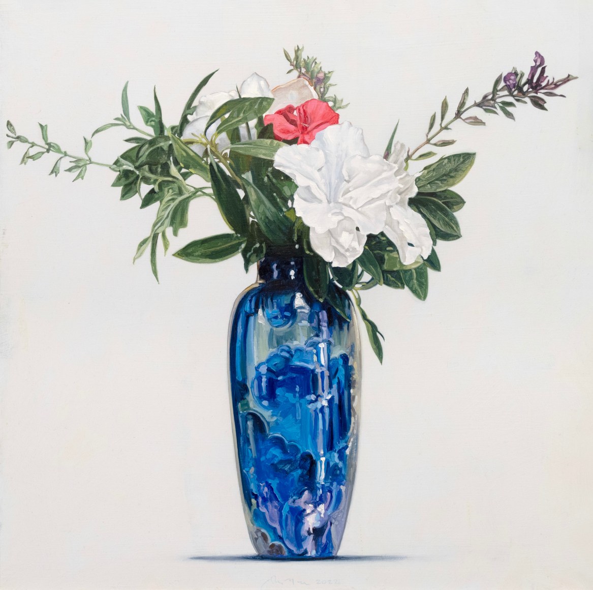 JOHN NAVA , White Red Azaleas, 2022