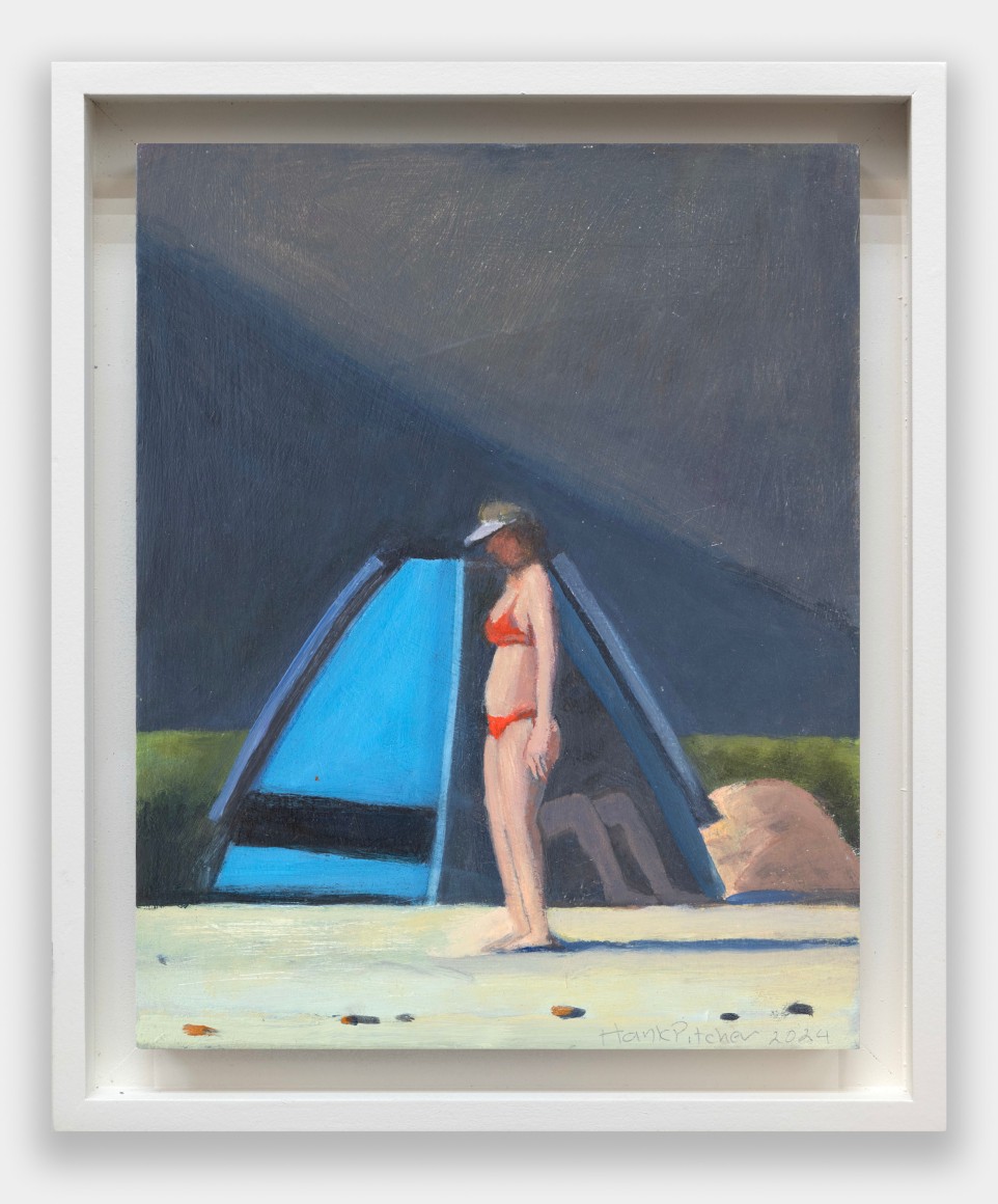 HANK PITCHER, A Woman Not Looking at a Dog, 2024
