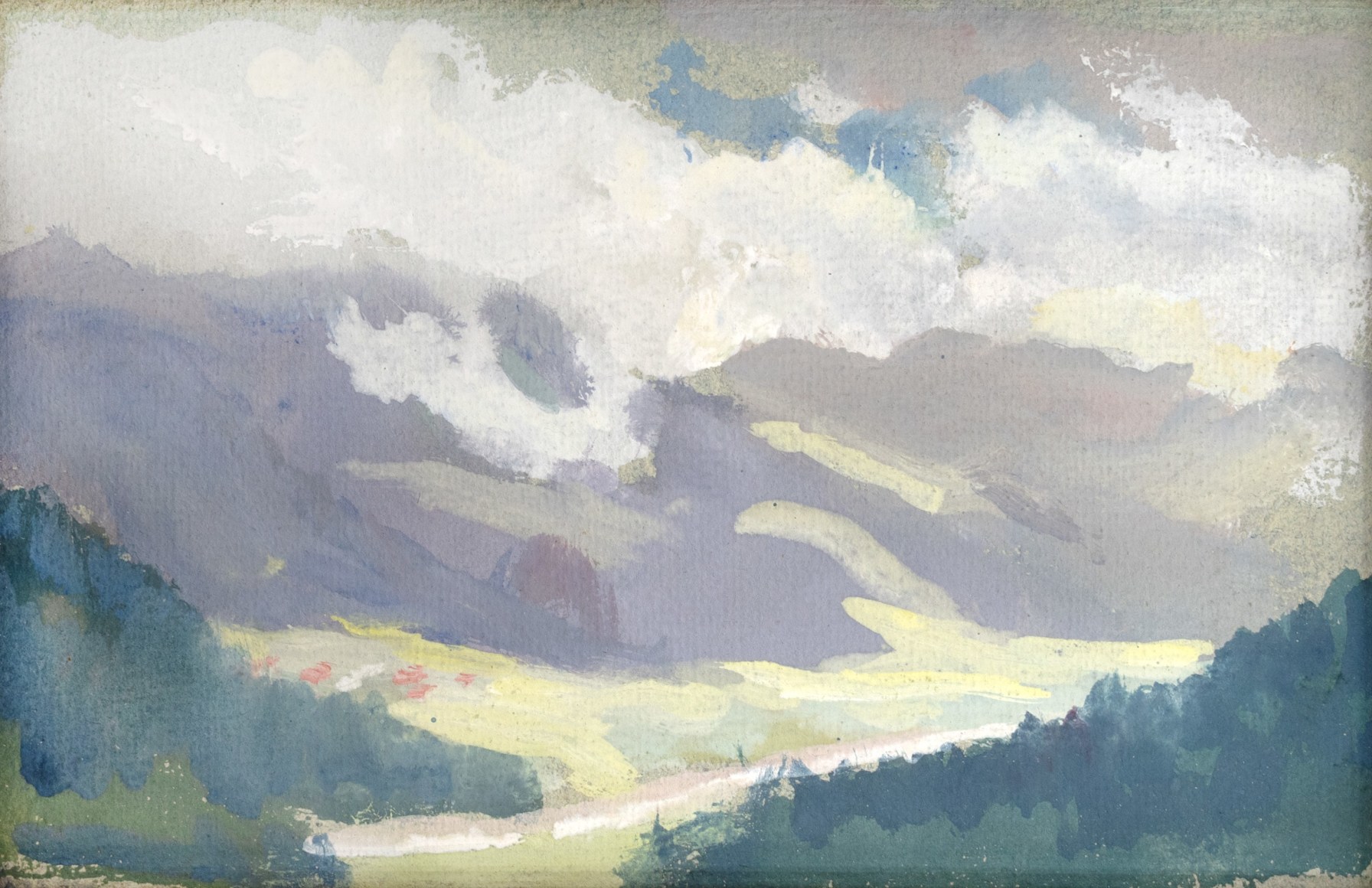 COLIN CAMPBELL COOPER (1856-1937), White River through Green Valley