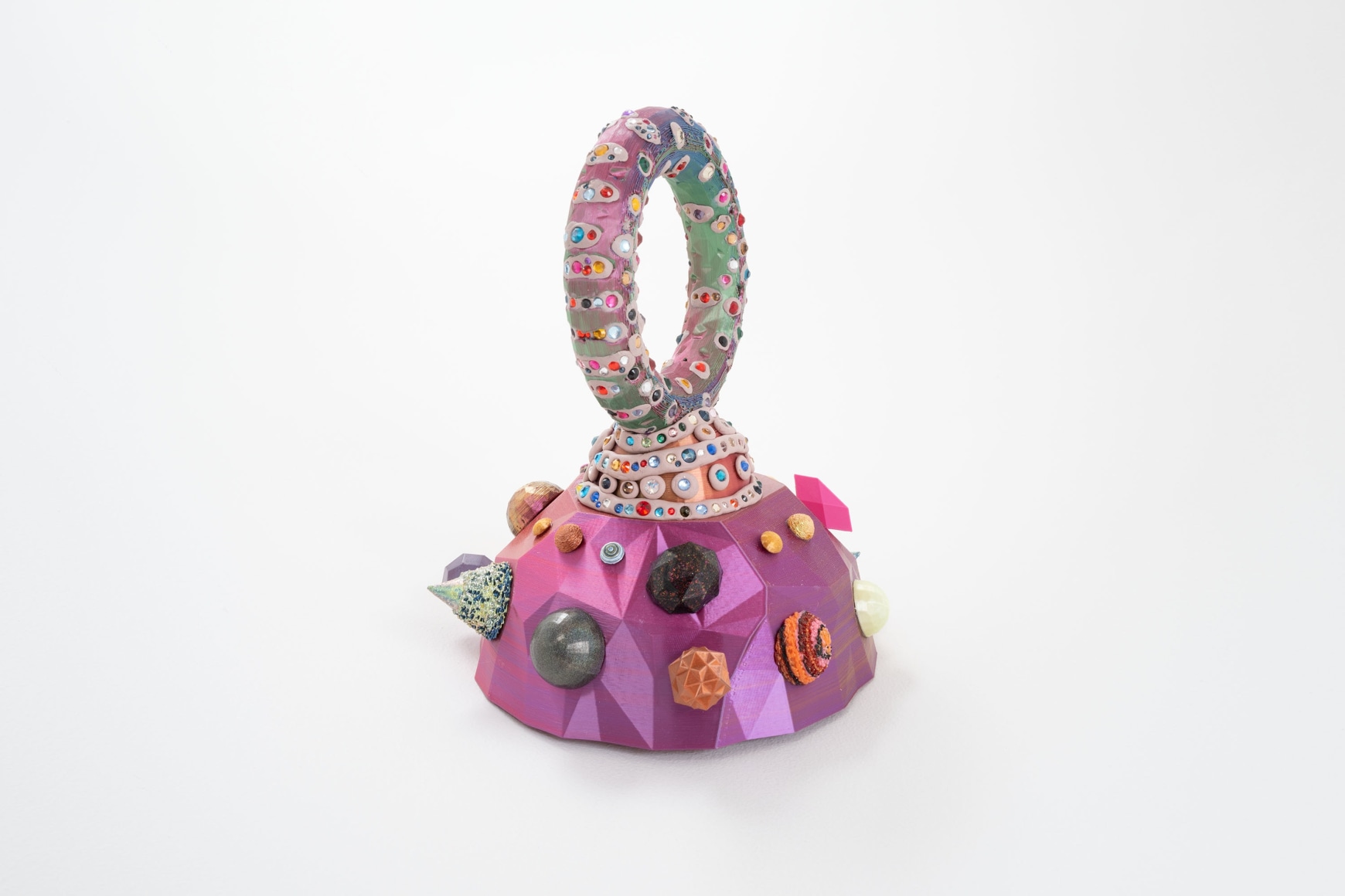 LYNDA WEINMAN, Everything Bagel Gazing Half Ball, 2024