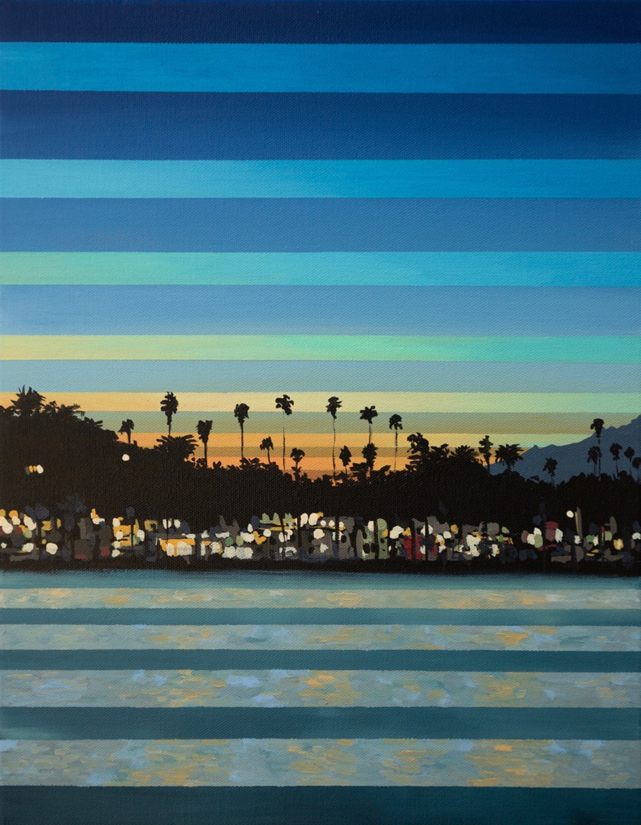 JULIKA LACKNER , Twilight no. 125 (Santa Barbara Bay), 2022