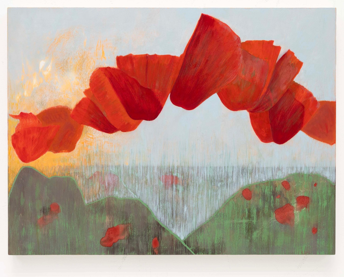 MARIA REND&Oacute;N , Looking West (wip), 2025