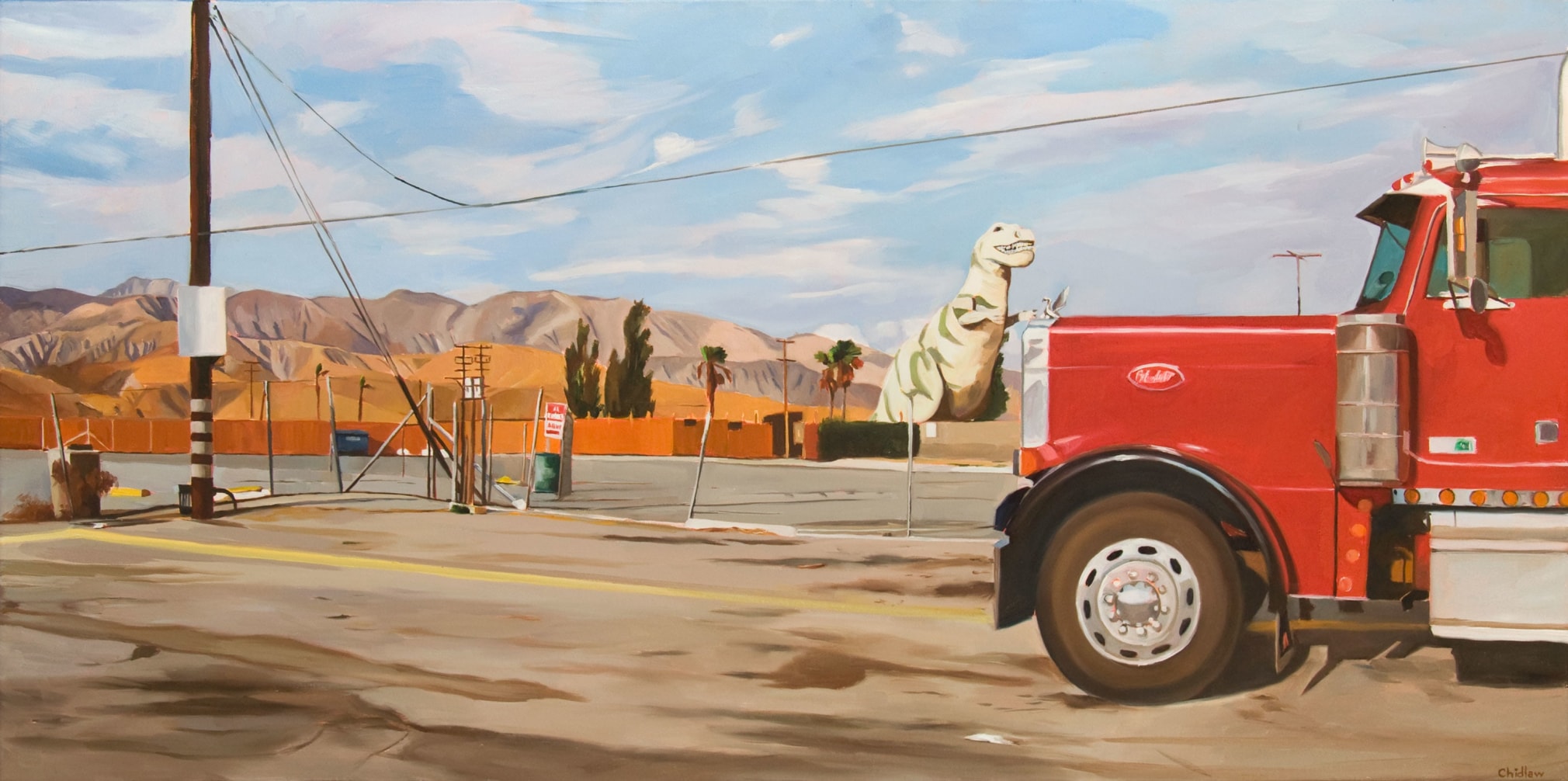 PATRICIA CHIDLAW , T-Rex and Peterbilt,