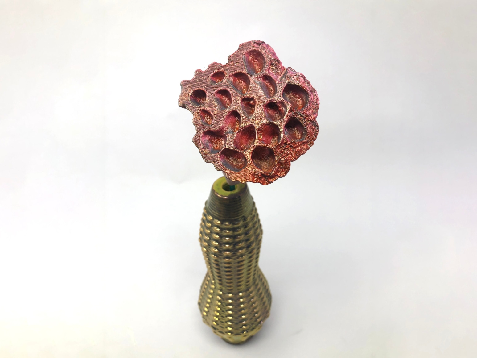 LYNDA WEINMAN, Lotus Gilded Rattan, 2023