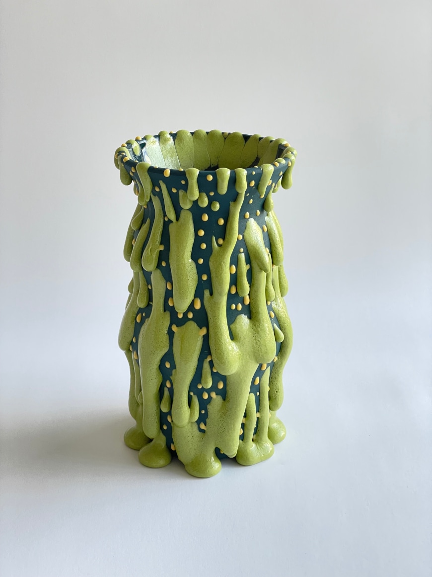 PHILIP KUPFERSCHMIDT , Green Vase, 2024
