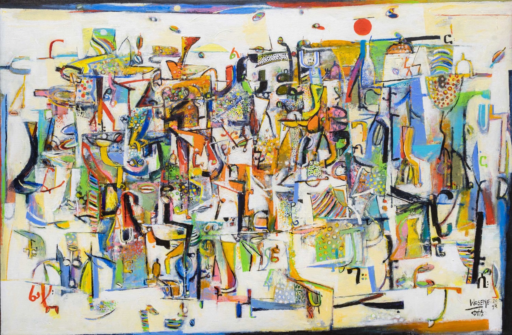 WOSENE KOSROF , Bridge of Words II, 2023
