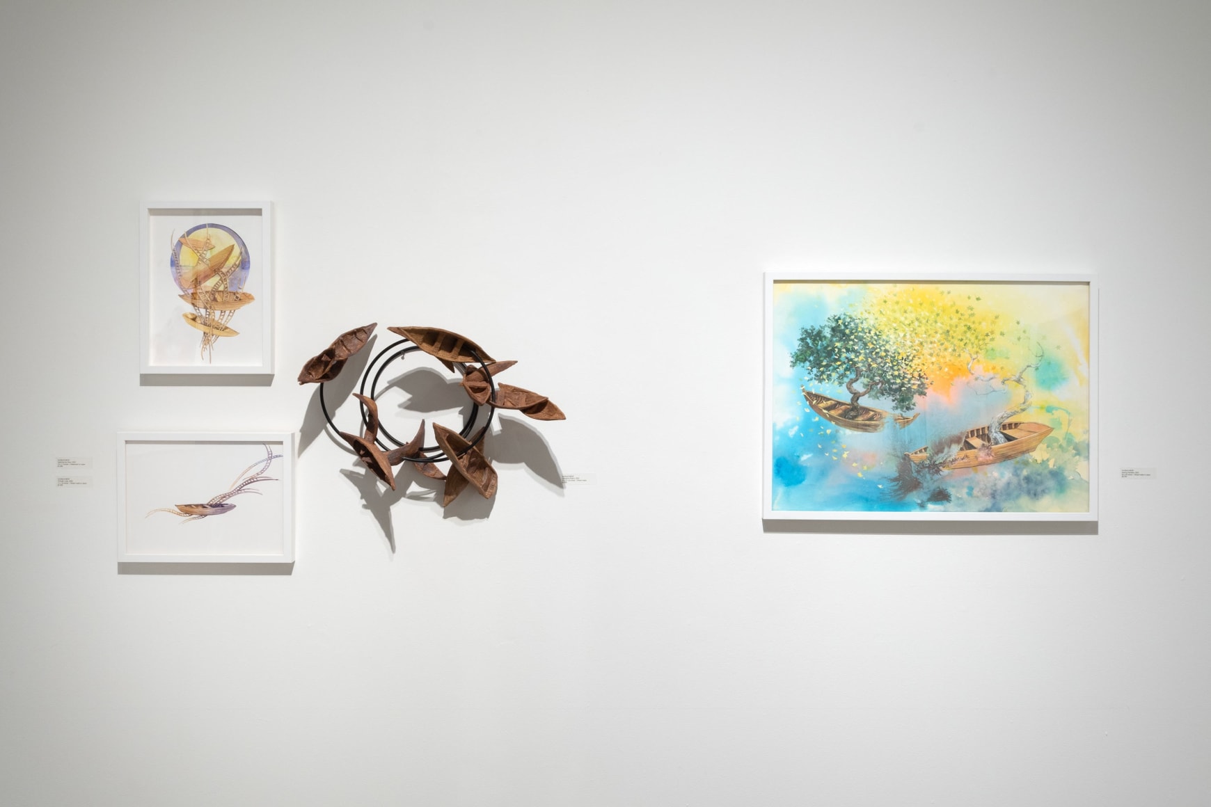 NATHAN HUFF: Forest for the Trees, 2023 installation shot