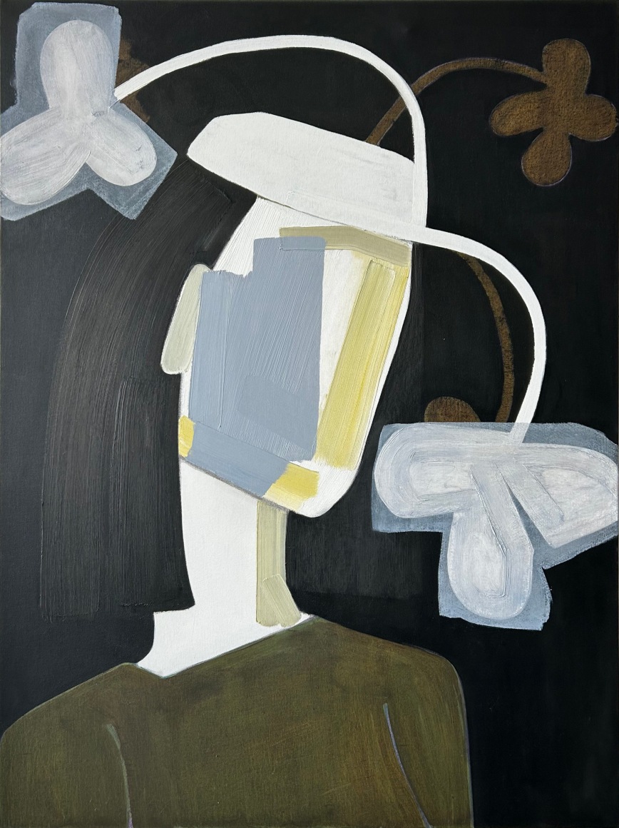 JOHN MILLEI , Women in a Fascinator Hat, 2024