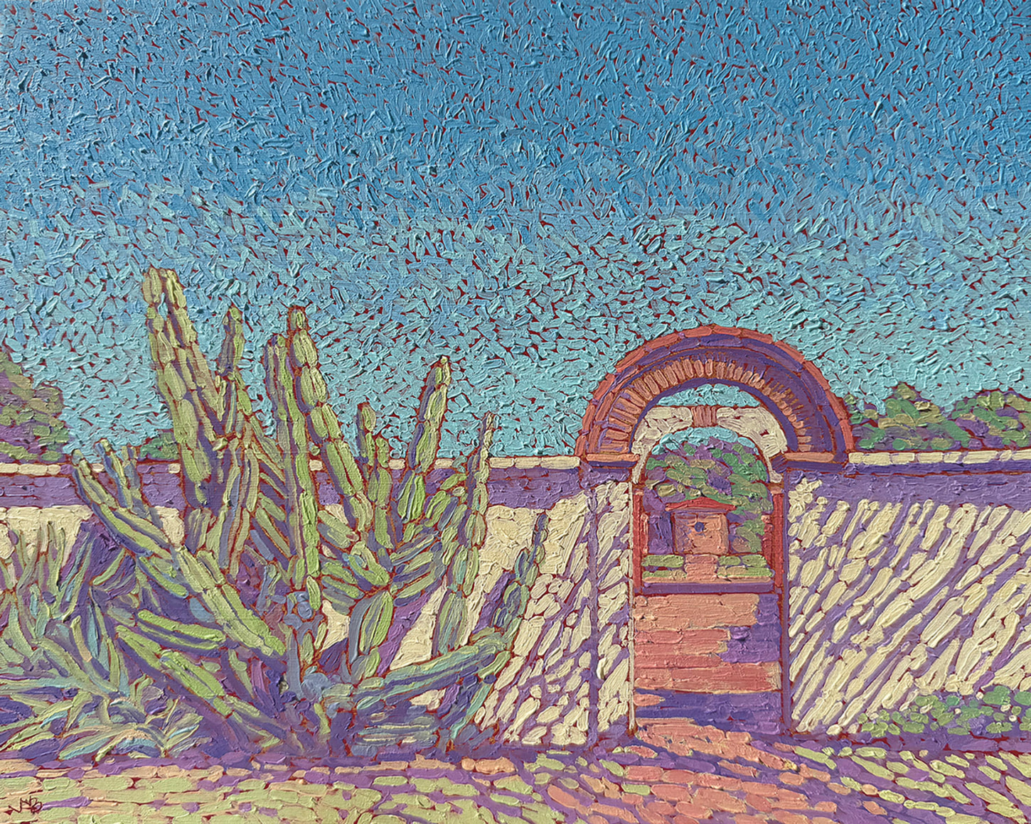 JEFFREY BECOM , Garden Entry, Mission San Luis Rey, Oceanside, 2024