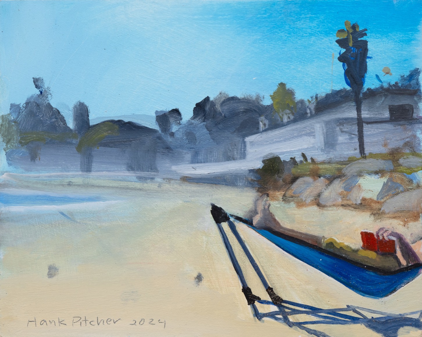 HANK PITCHER, 1 Man in a Hammock, 2024