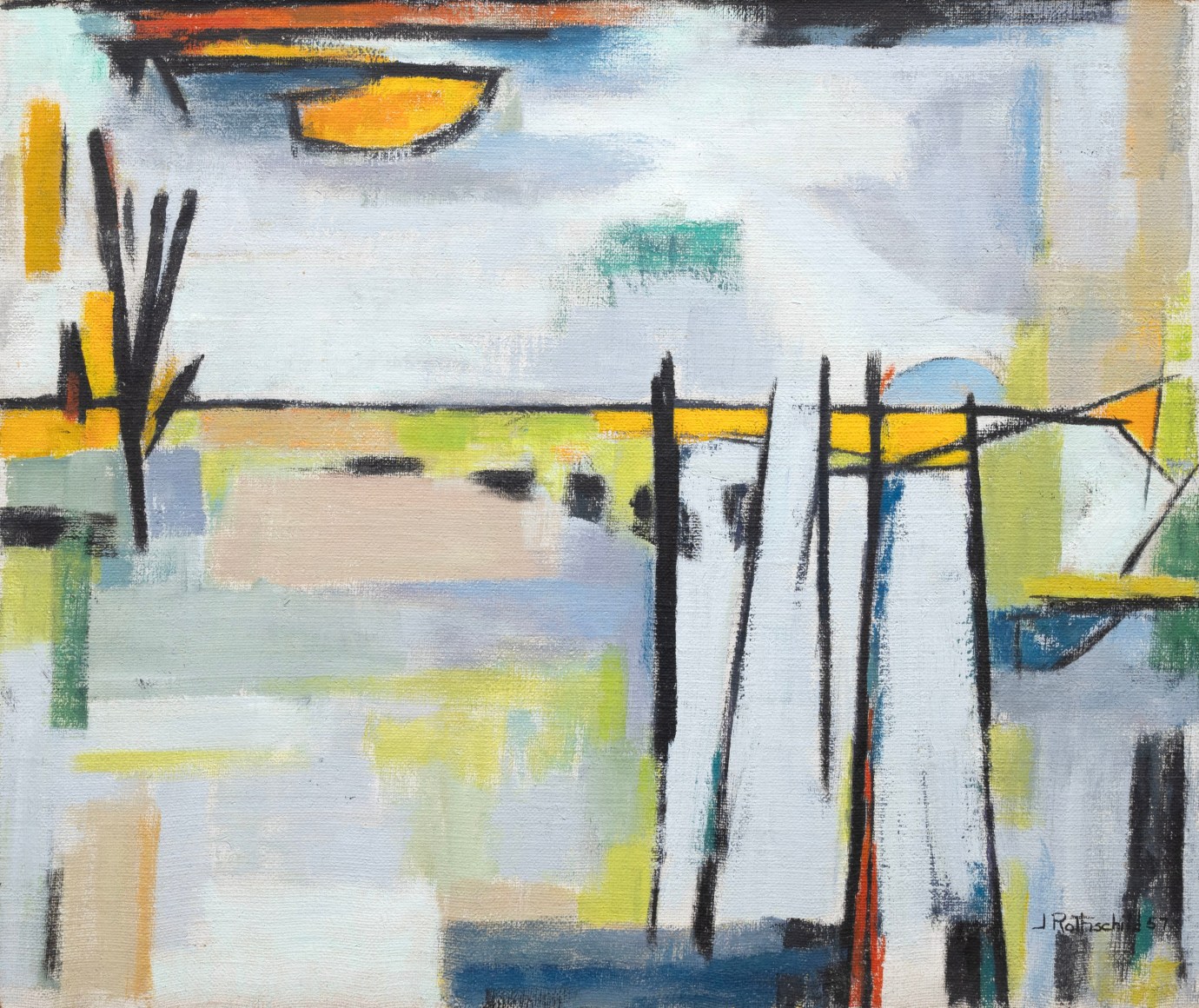 JUDITH ROTHSCHILD (1921-1993), Weirs #2, 1957