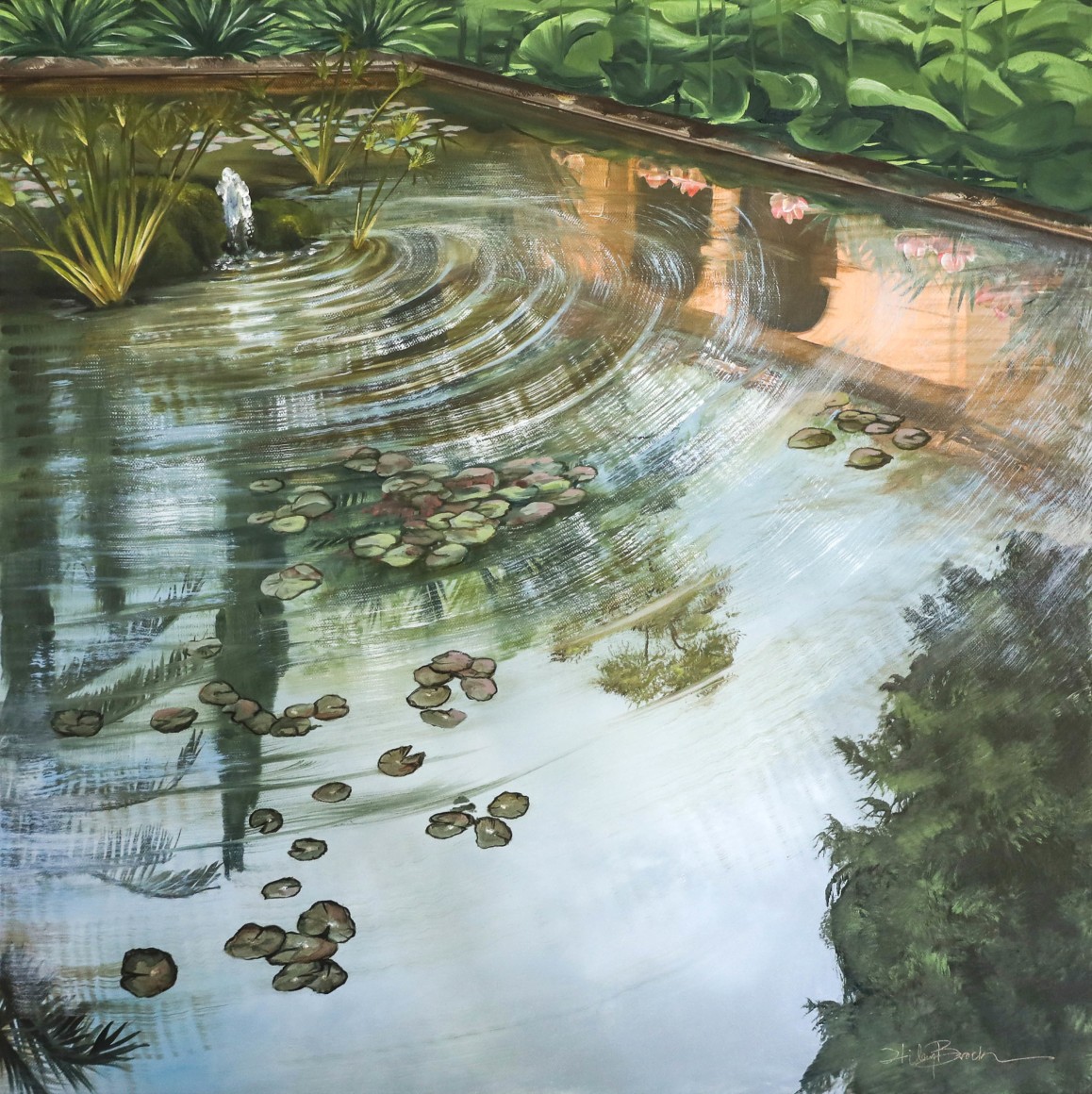 HILARY BROCK , Lotus Land Reverie, 2025