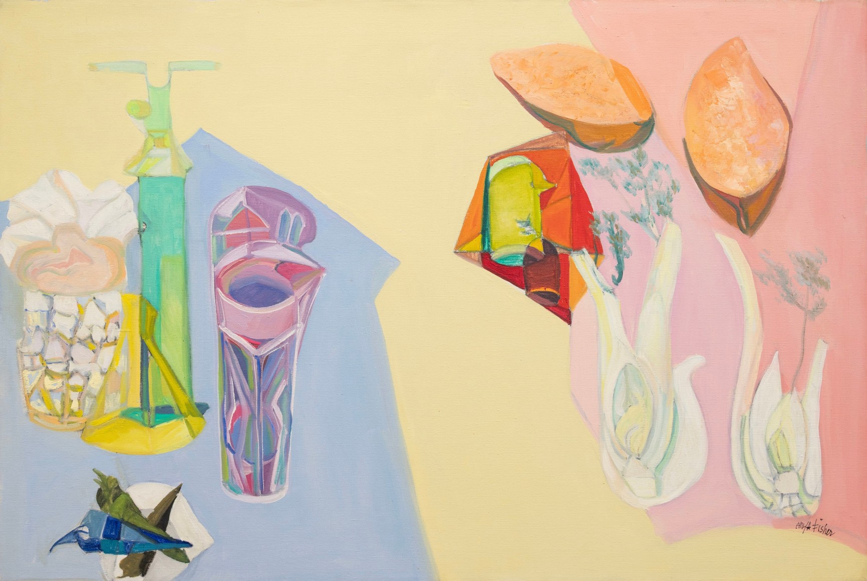 ANYA FISHER (1905-1992), Tabletop with Fennel, c.1960s