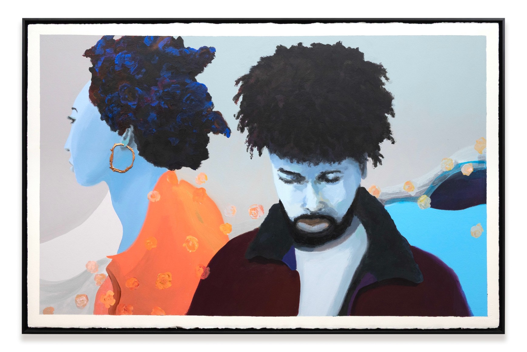 RUTH ELLEN HOAG , Delft and Indigo, 2020