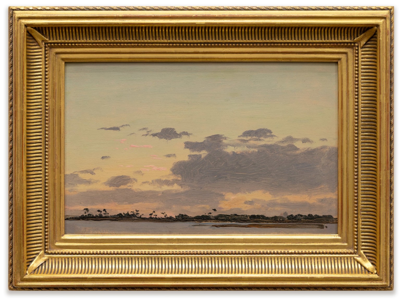 LOCKWOOD DE FOREST (1850-1932), Verdant Shore along the Nile, February 22, 1876