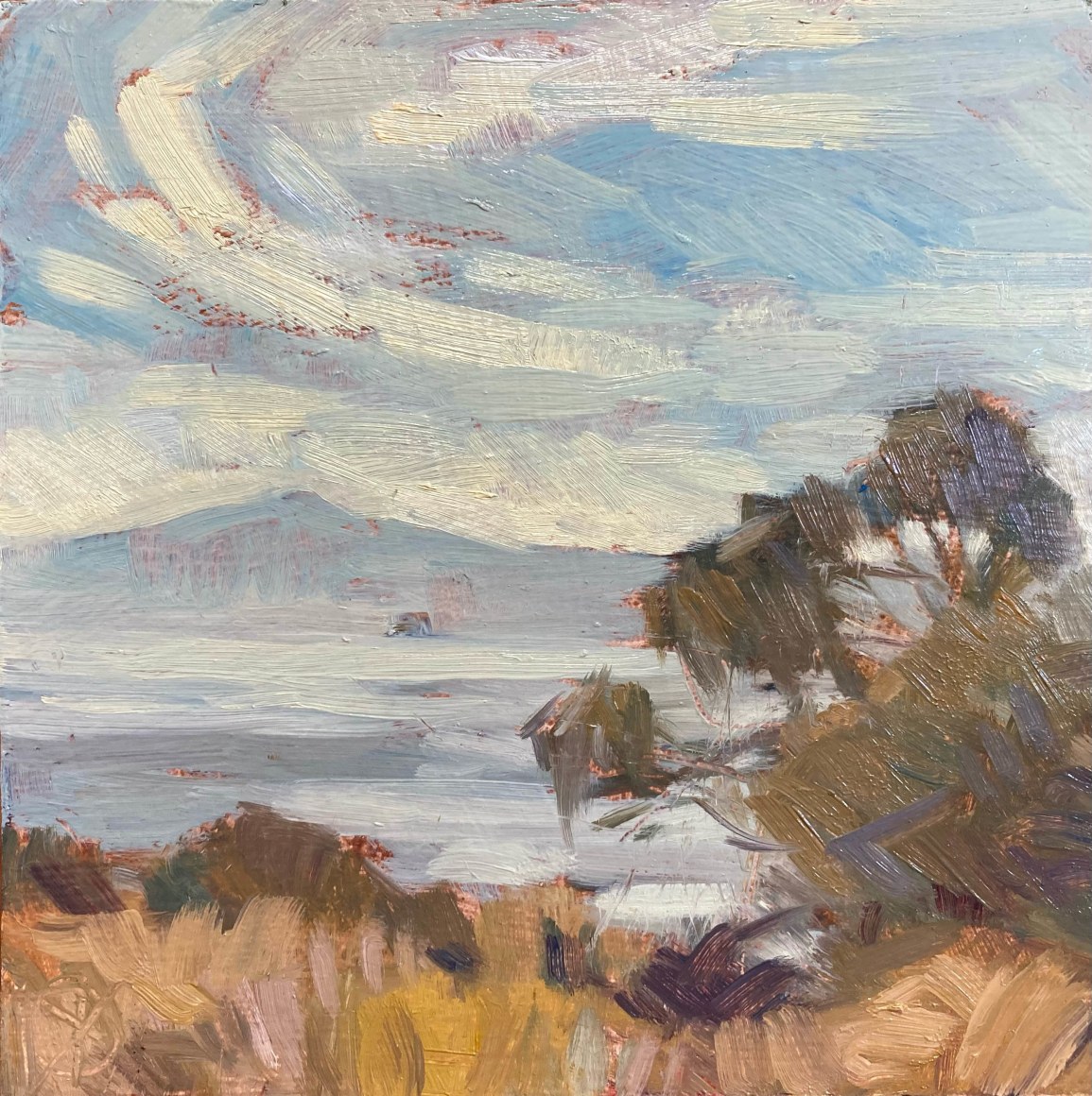 WHITNEY BROOKS ABBOTT , Autumn Sky from Bluffs, 2024