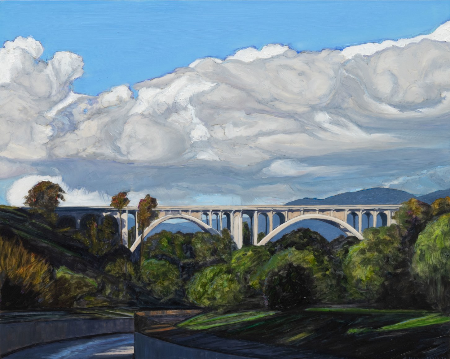 MARY-AUSTIN KLEIN , Colorado Street Bridge and Arroyo Seco, 2023